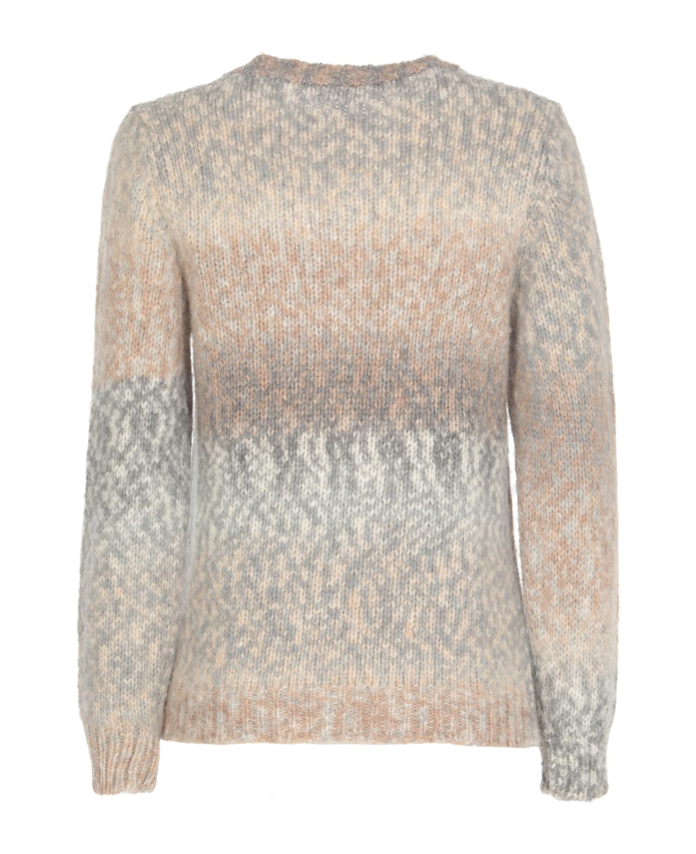 Kangra Wool Blend Sweater - Grey