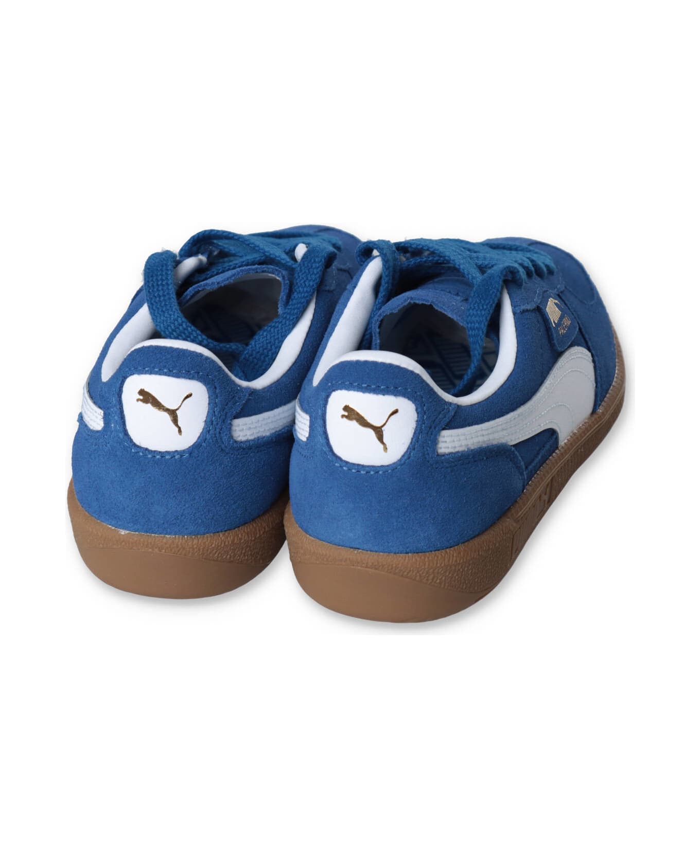 Puma Sneakers Blu Royal In Pelle Scamosciata Bambino - Blu