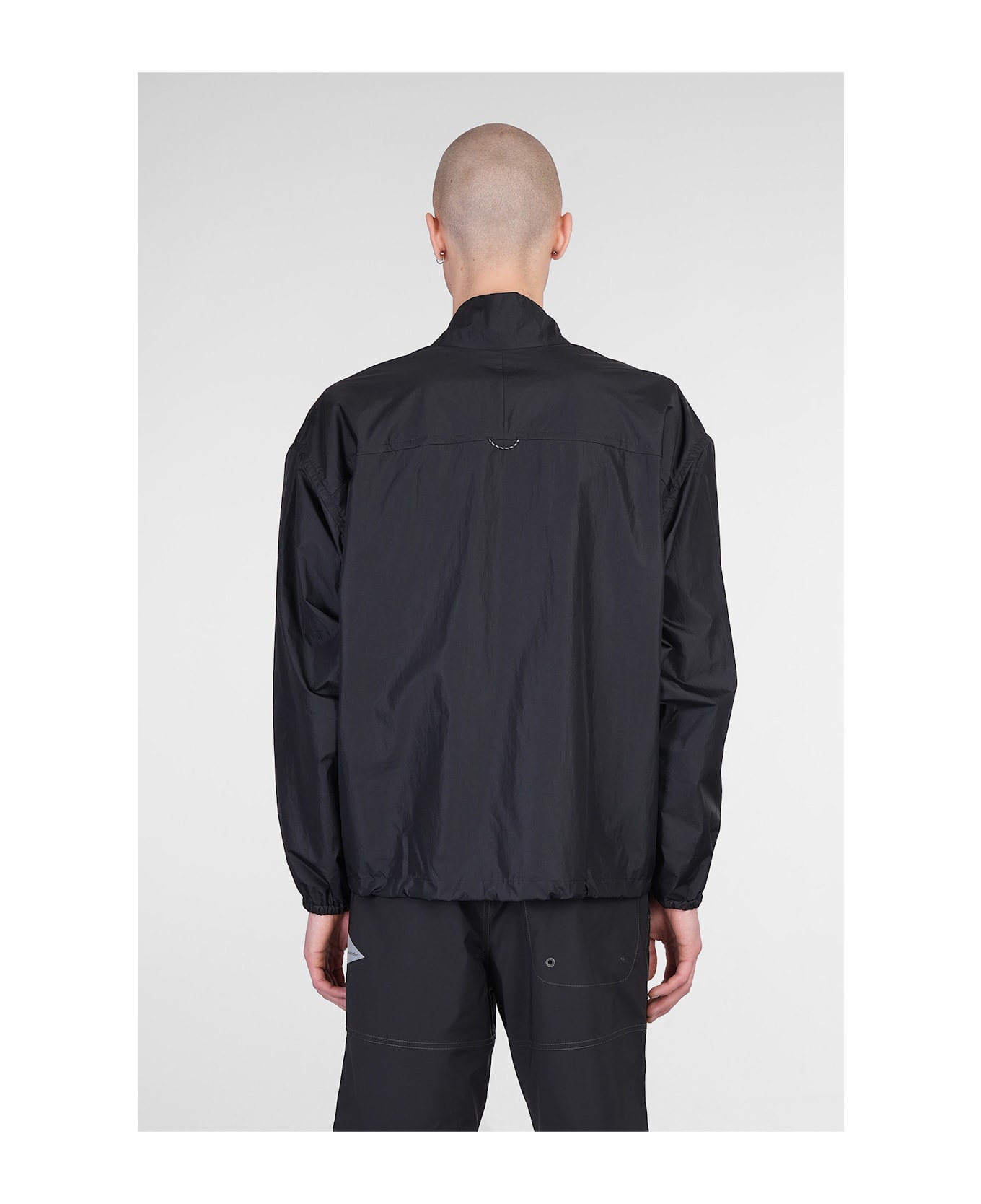 And Wander Casual Jacket In Black Nylon - black