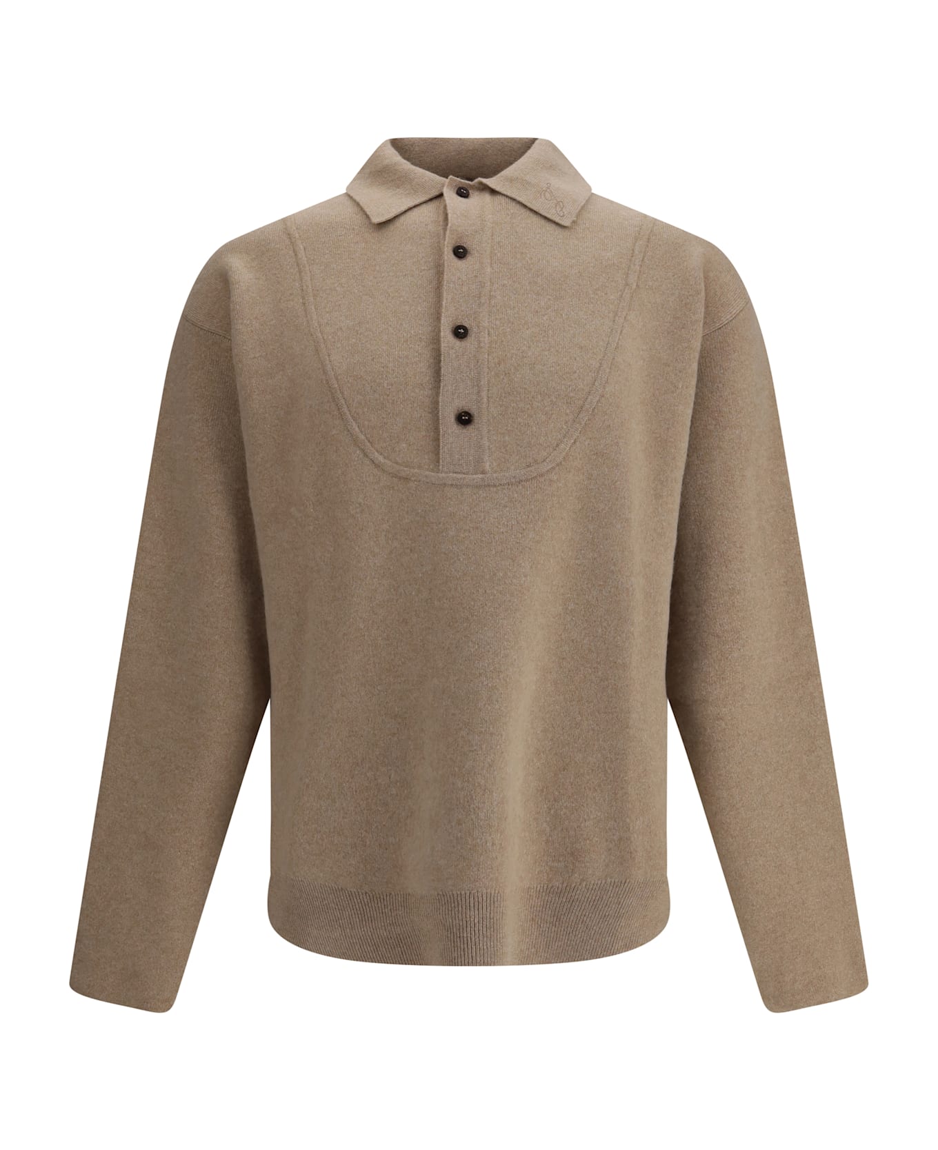 Jacquemus Sweater In Merino Wool - BEIGE