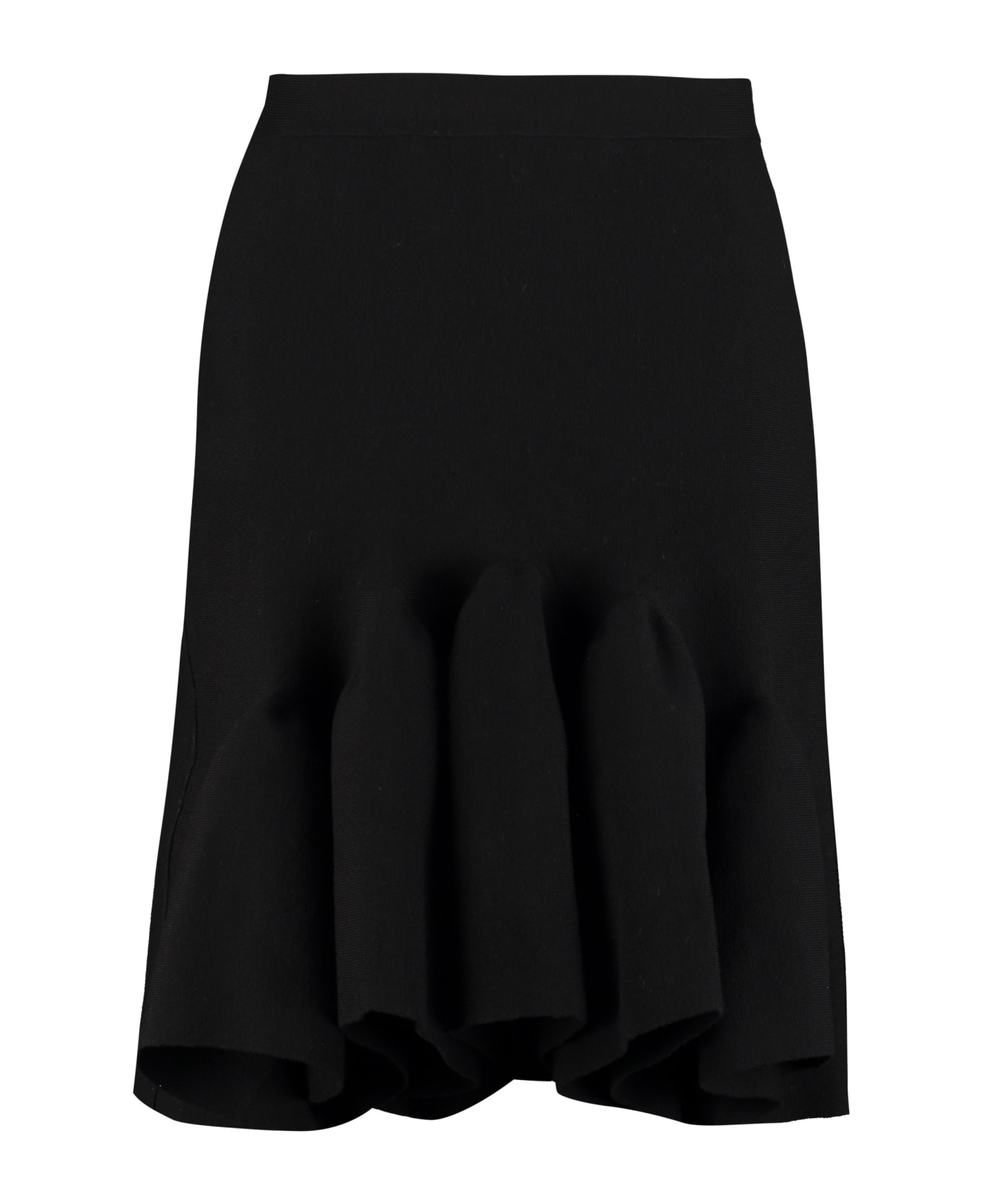 Bottega Veneta Knitted Mini Skirt - black スカート