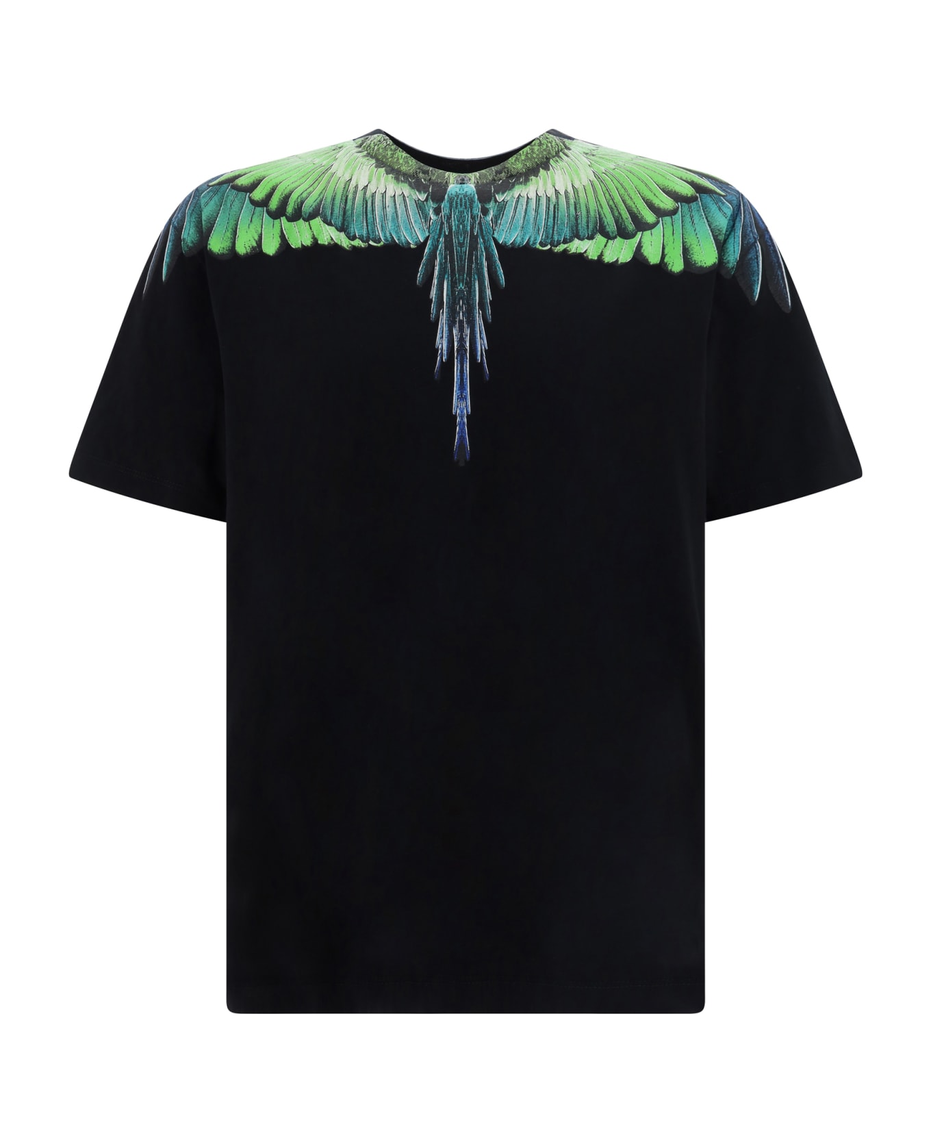 Marcelo Burlon Icon Wings T-shirt - Black Light Green シャツ