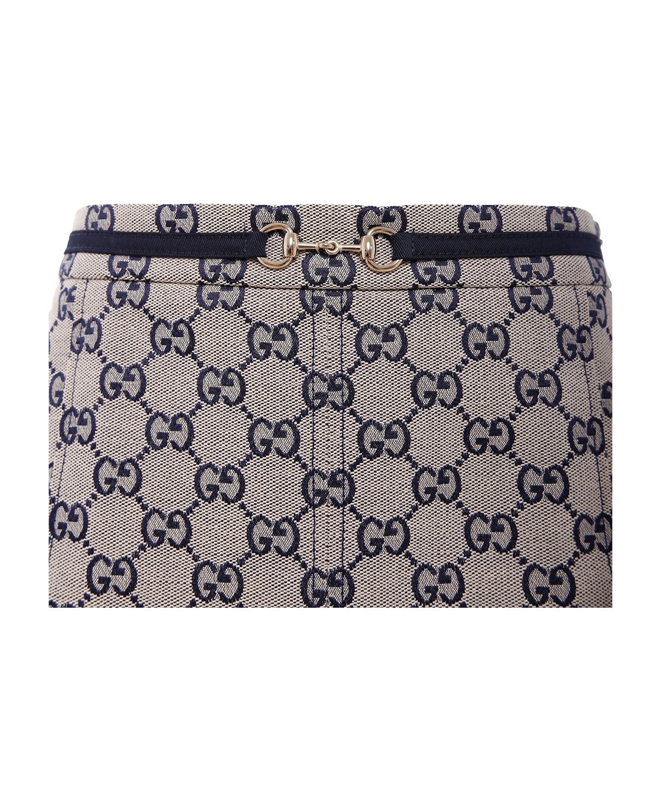 Gucci Beige Skirt For Girl With Horsebit - Beige
