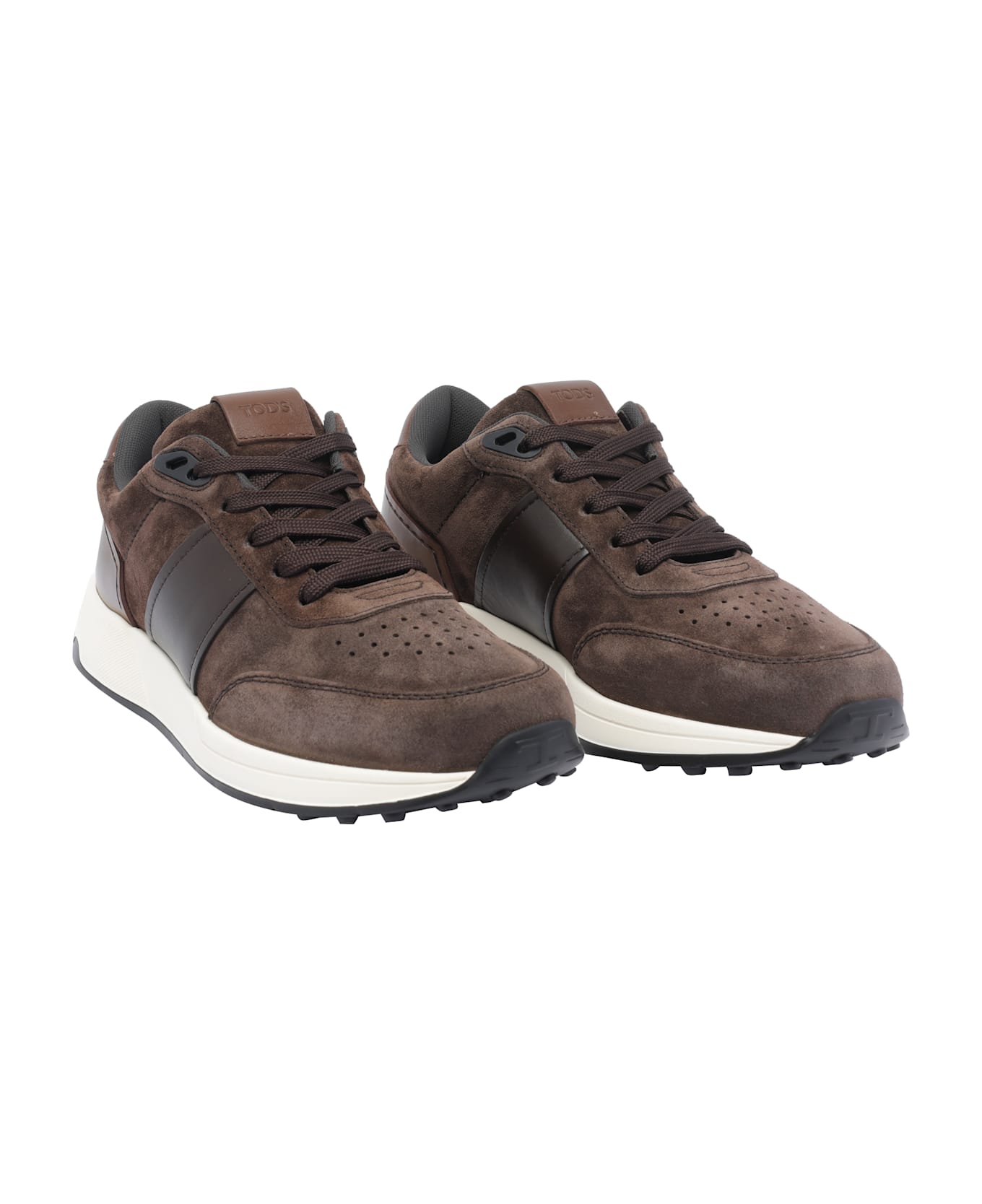 Tod
s Suede Sneakers - Brown