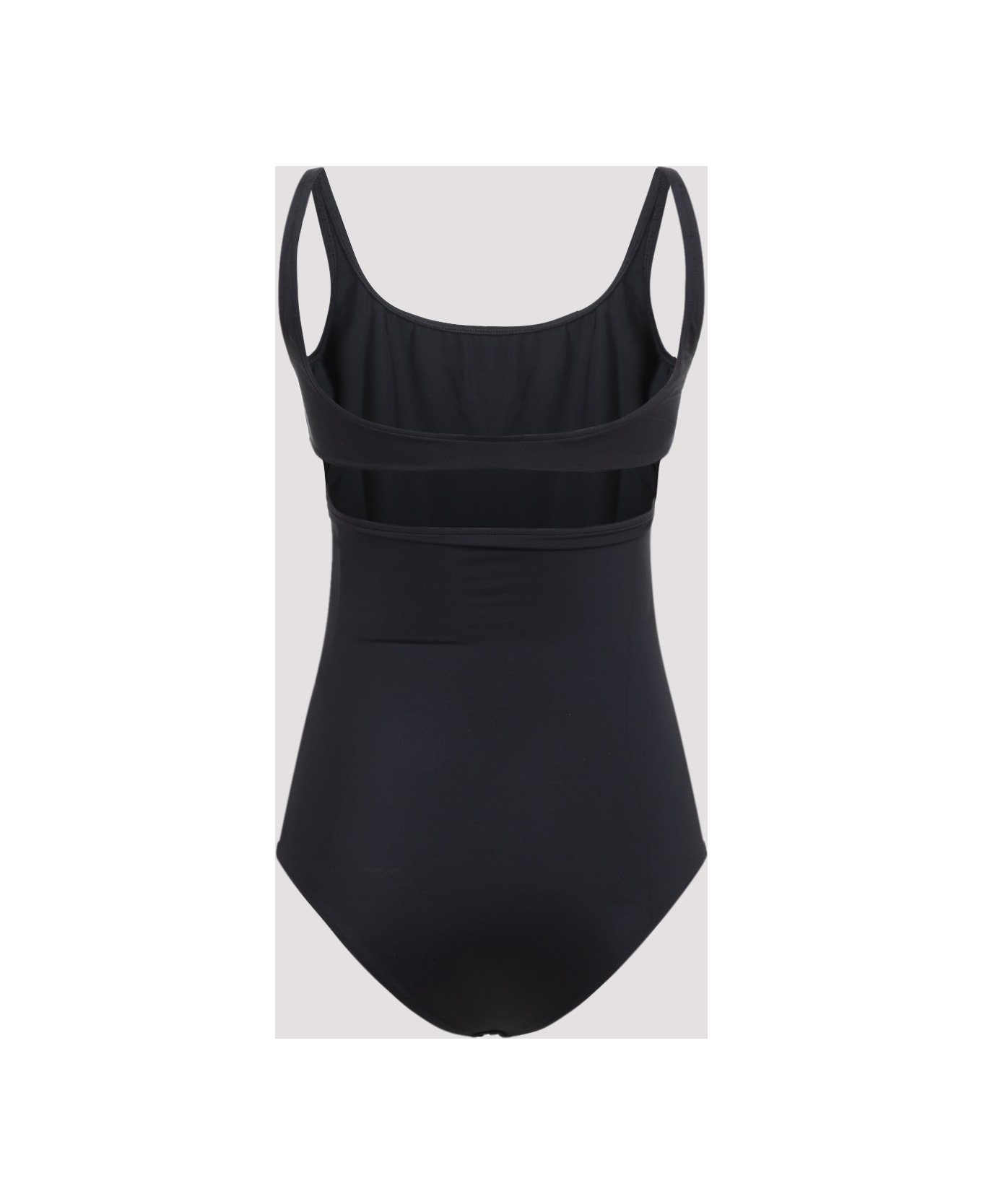 Courrèges Cut-out One-piece - Black