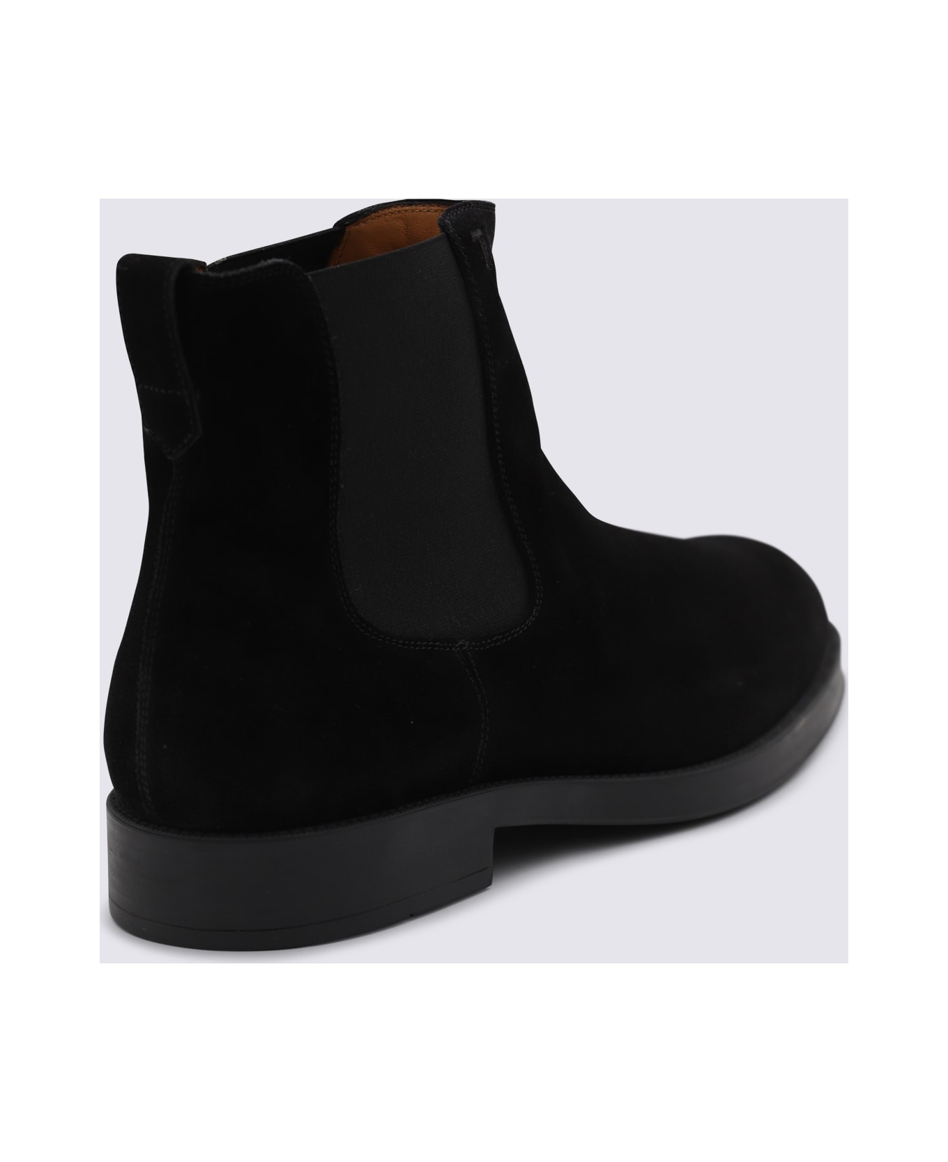 Tod's Black Leather Boots - Black