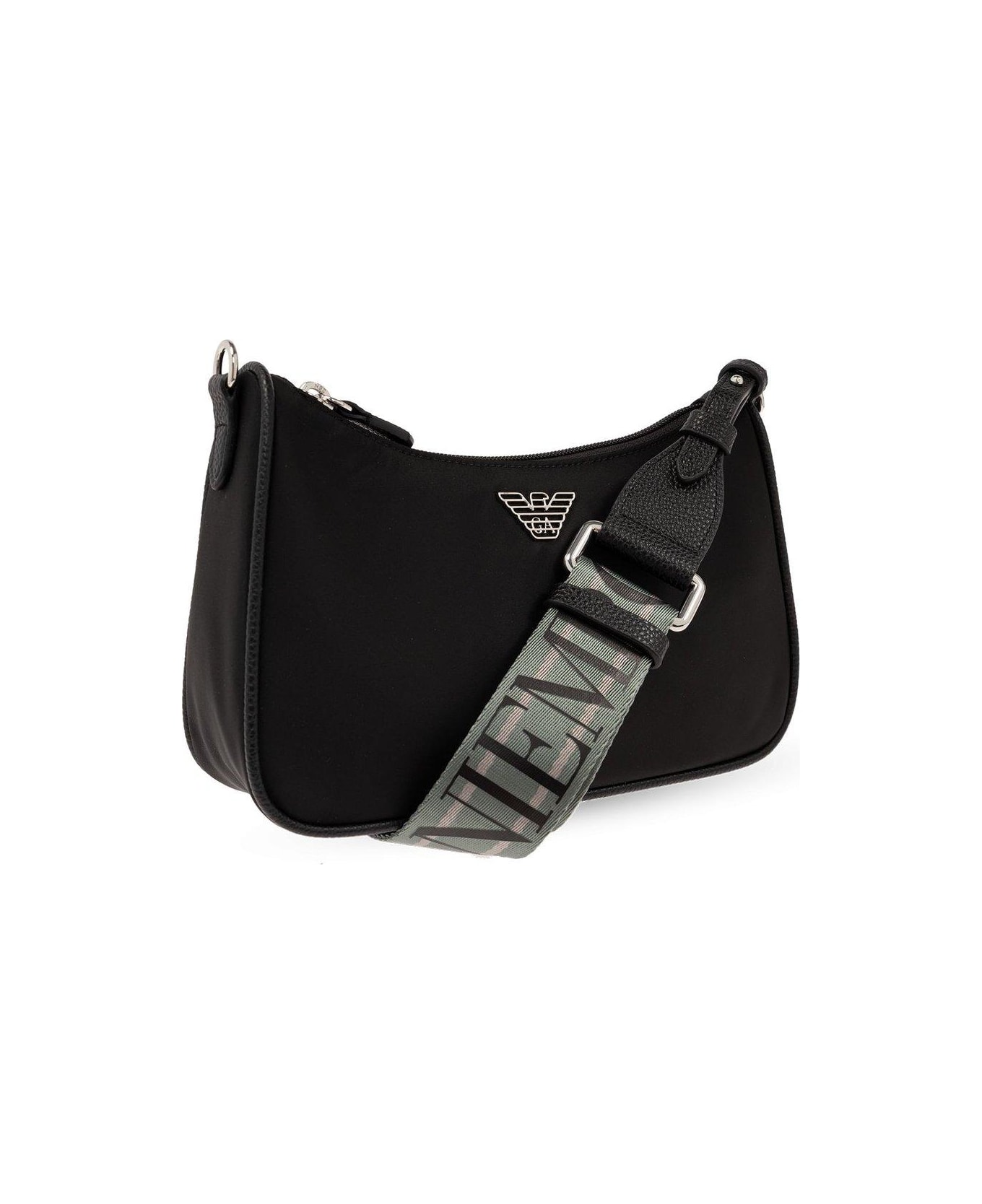 Emporio Armani Sustainable Collection Shoulder Bag - Black トートバッグ