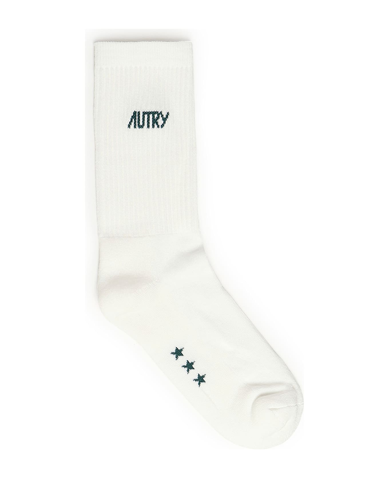 Autry Logo Socks - Bianco