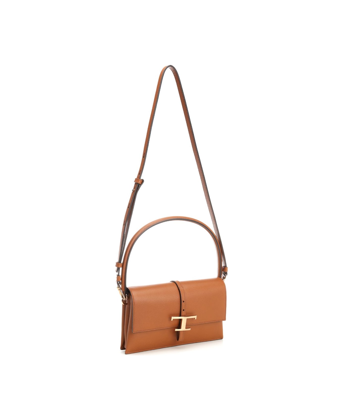 Tod
s Mini 
flap T Timeless
 Bag - BROWN