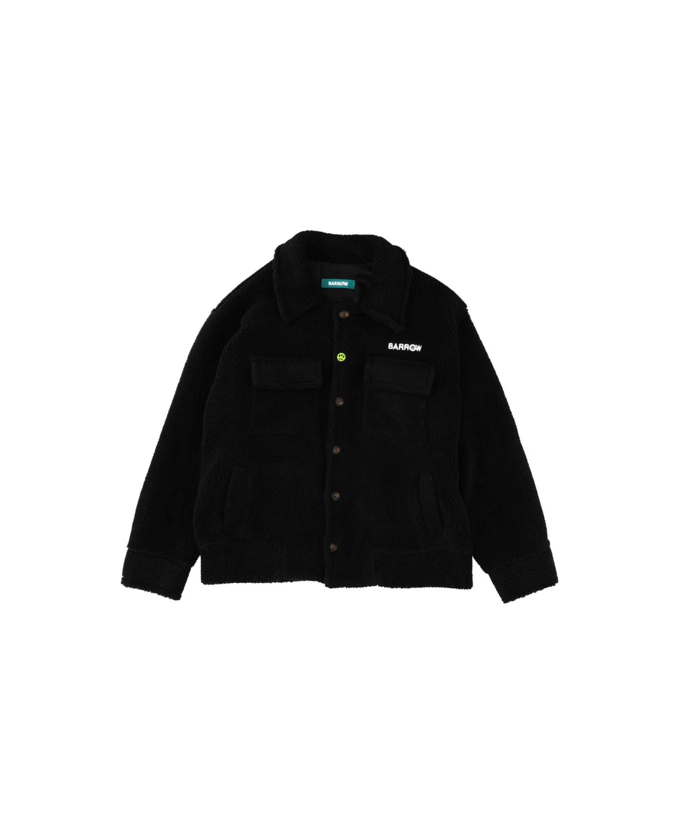 Barrow Ecofur "teddy" Jacket - BLACK