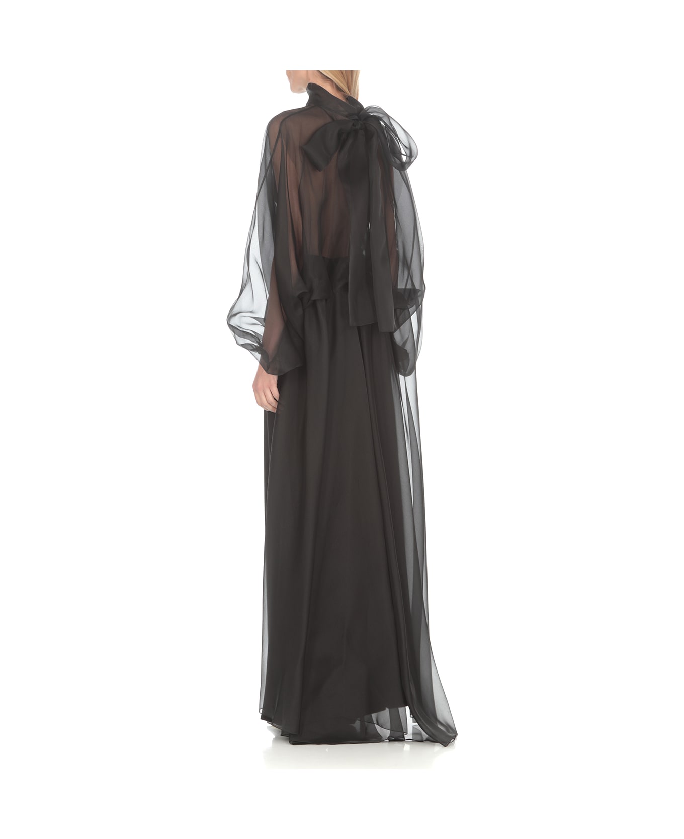 Alberta Ferretti Silk Dress - Black