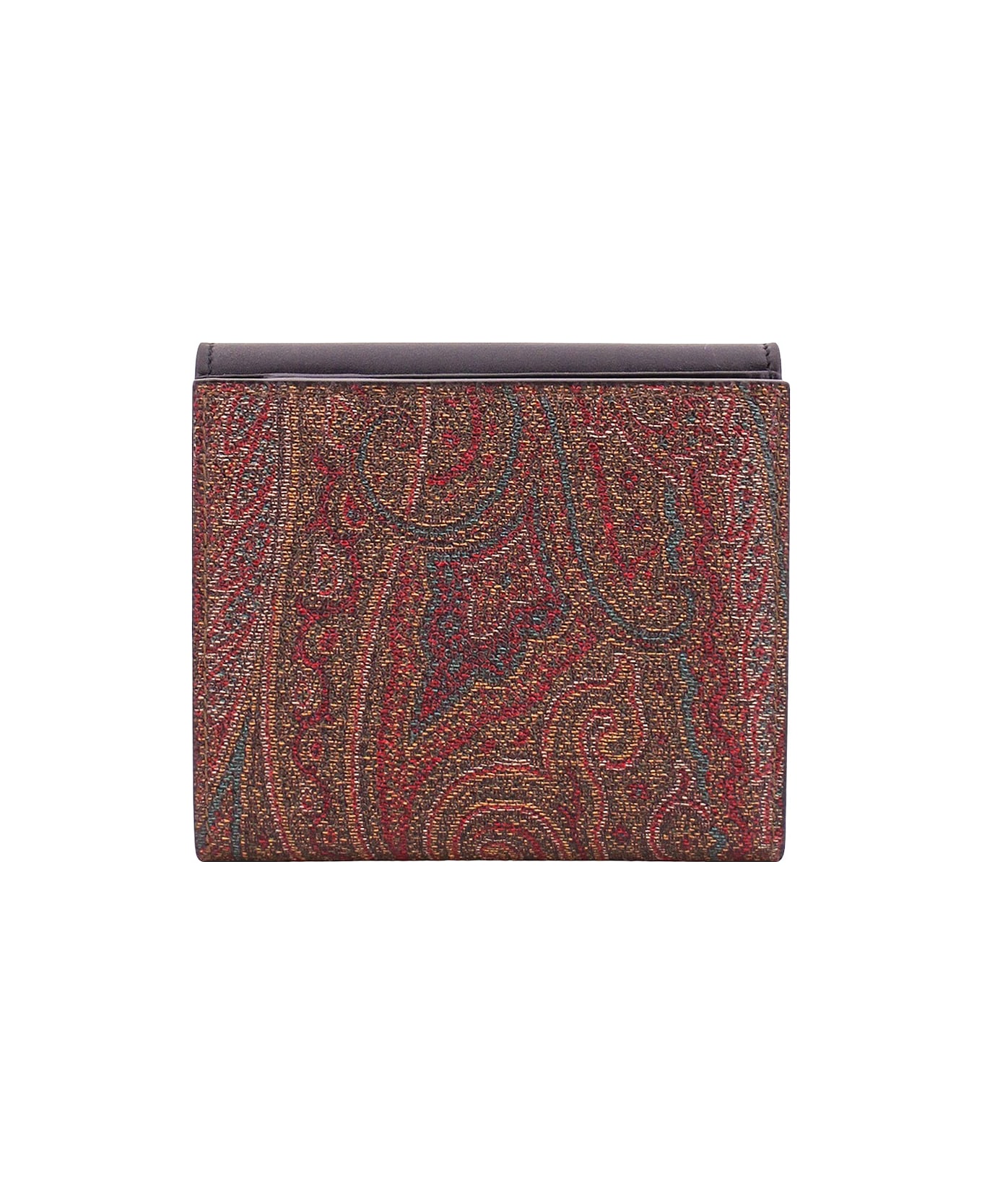 Etro Paisley Print Wallet - Black 財布
