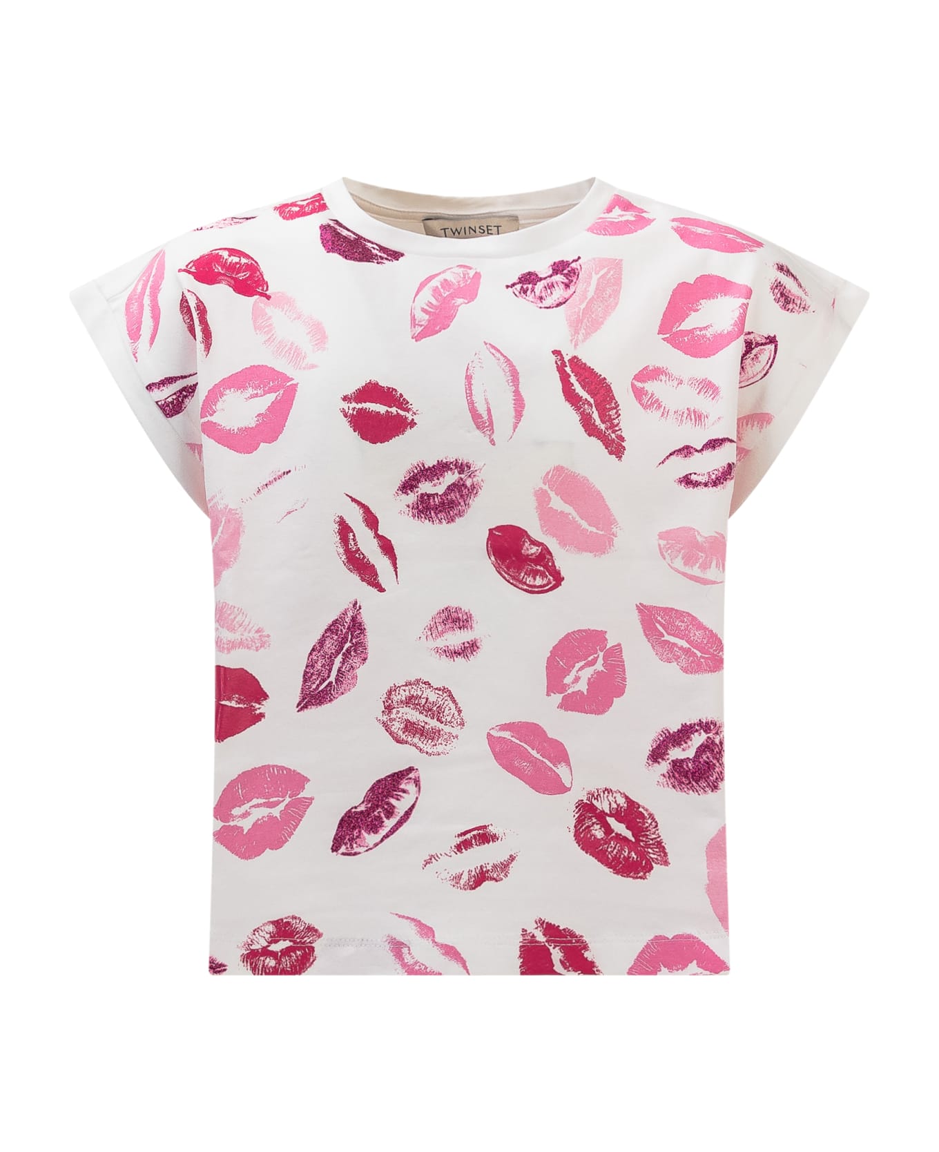 TwinSet Kiss T-shirt - KISS ALL OVER