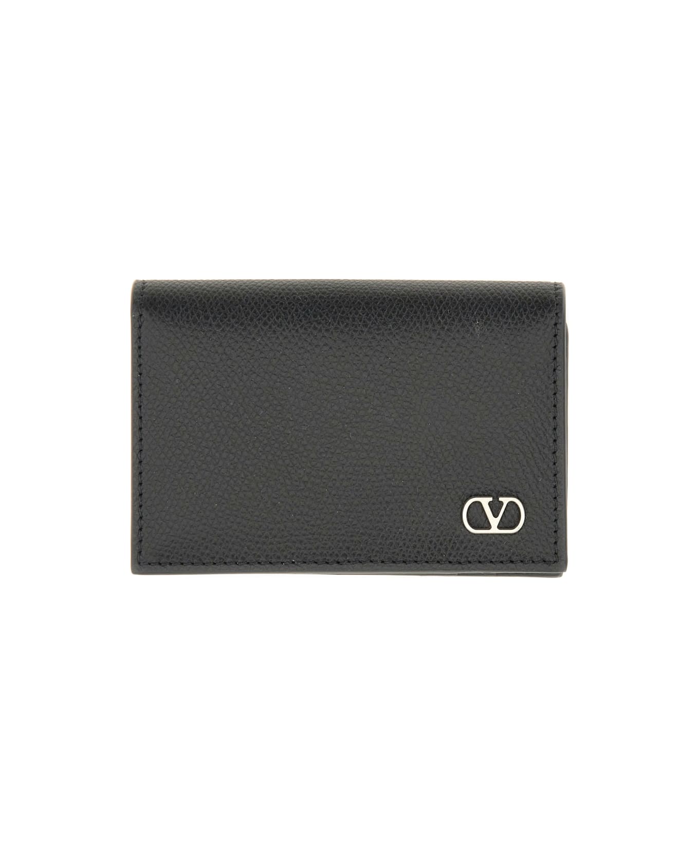 Valentino Garavani "vlogo Signature" Wallet - BLACK