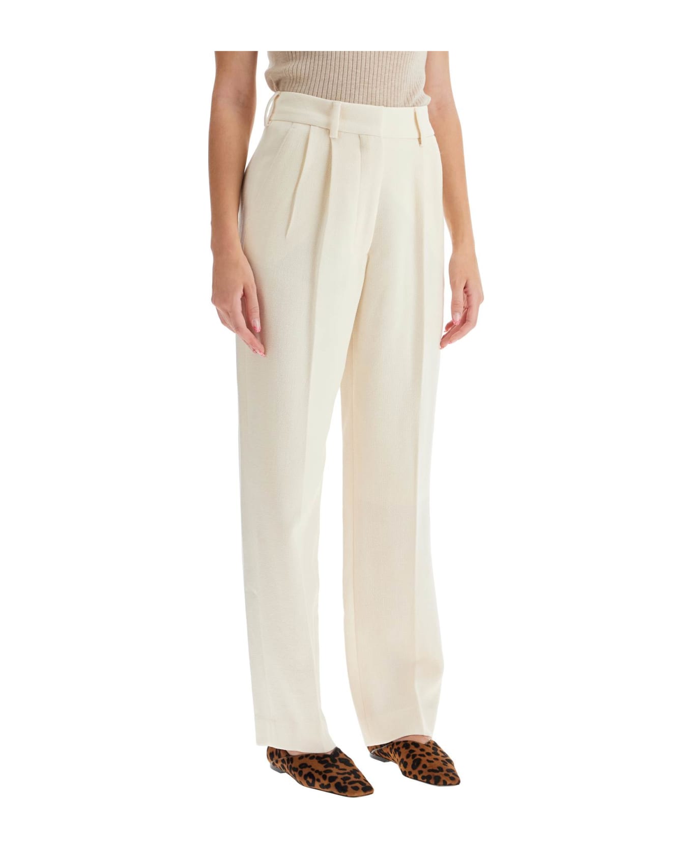 Blazé Milano Resolute Cream Fox Pants For - CREAM (White)