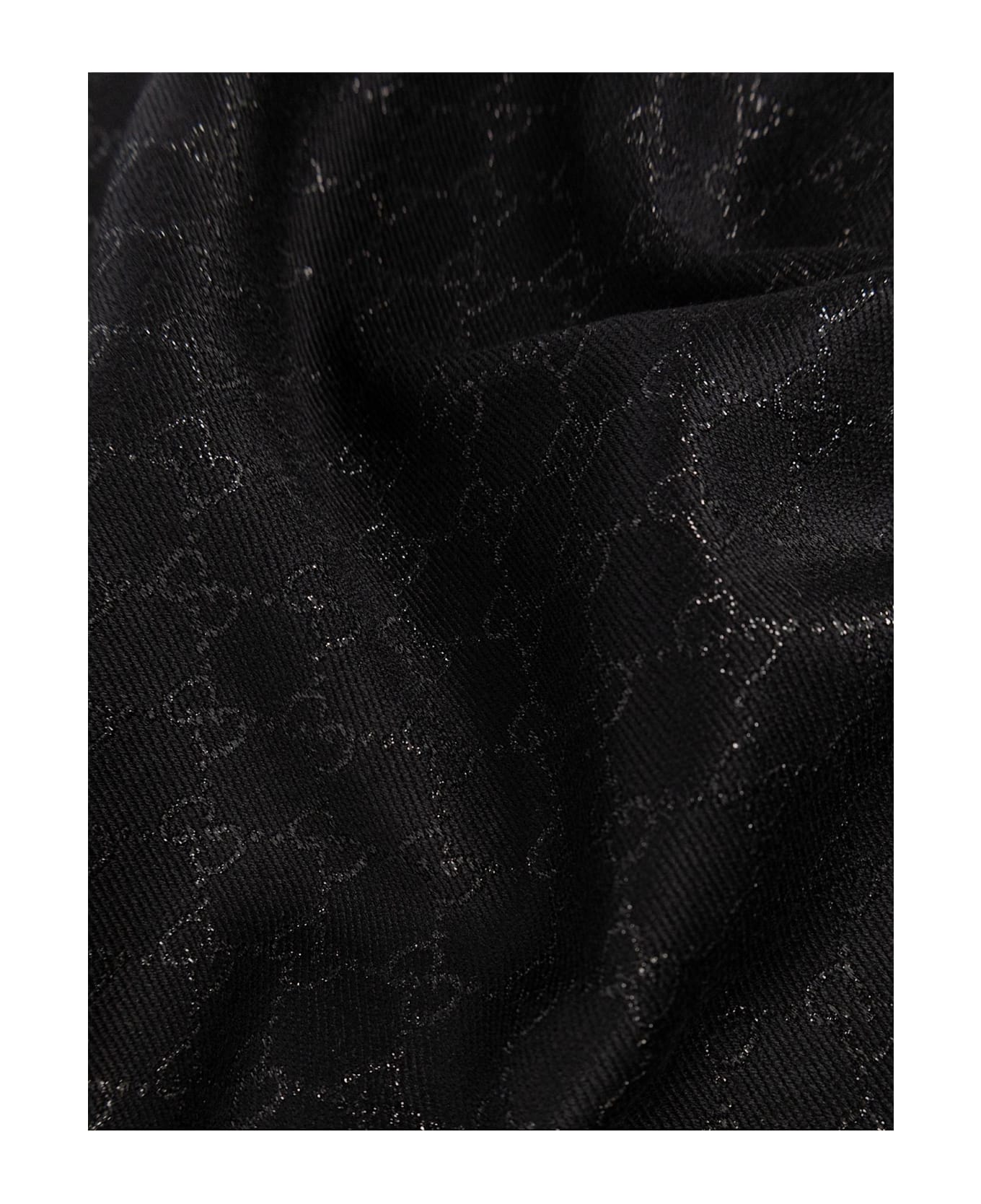 Gucci Scarf With Lurex Thread - Black