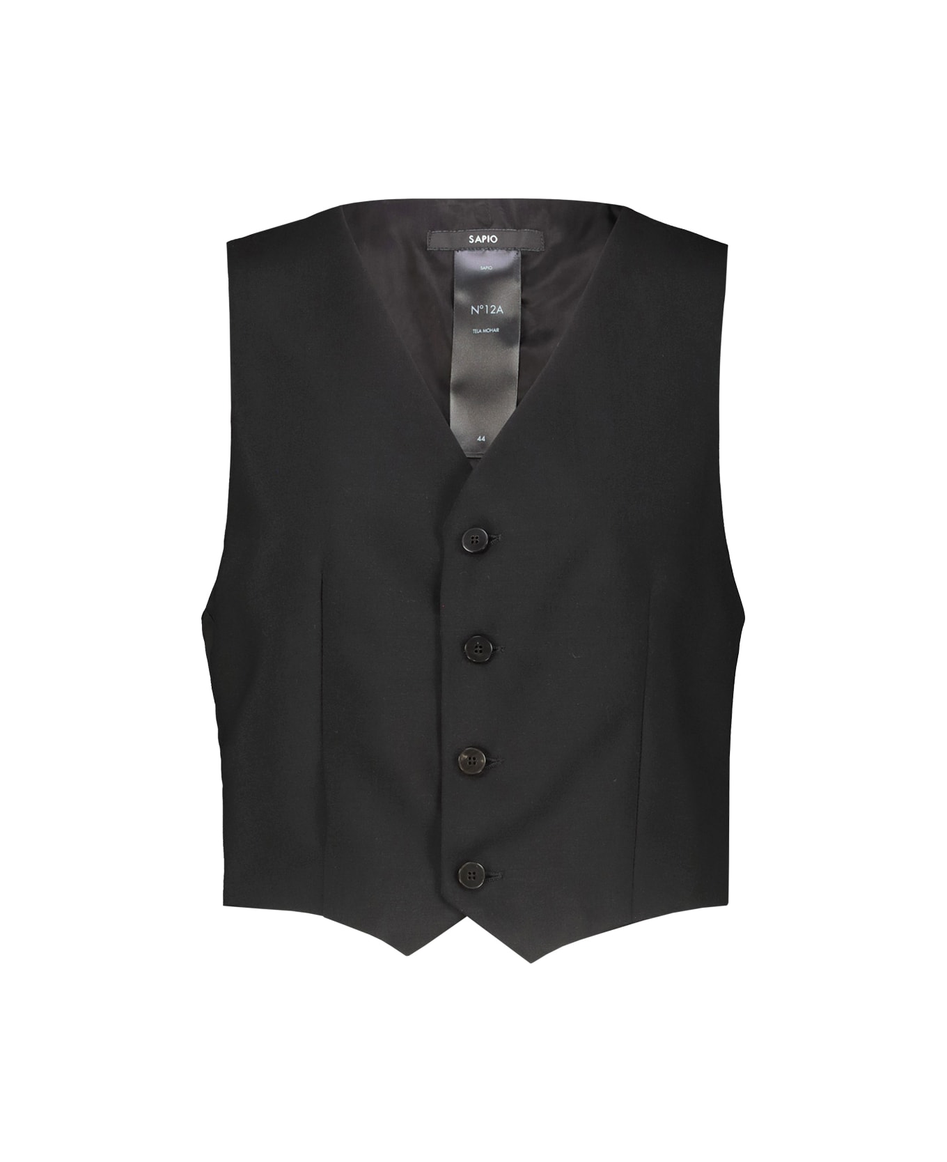 Sapio N12a Waistcoat - Black