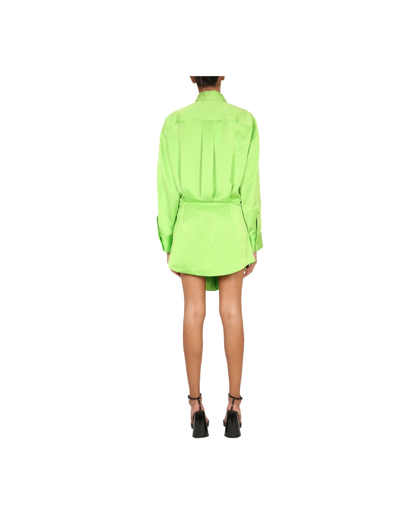 The Attico Mini Dress ''candice'' - GREEN