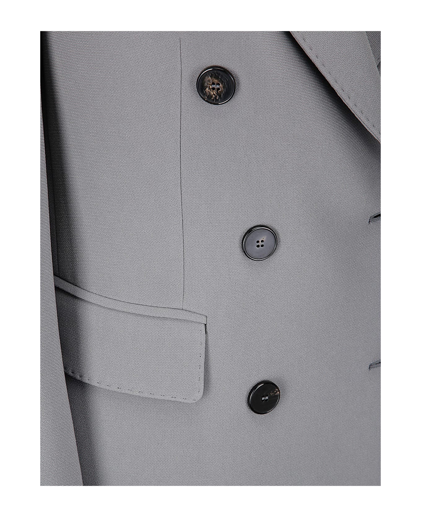 Alberto Biani Double-breasted Jacket - GREY