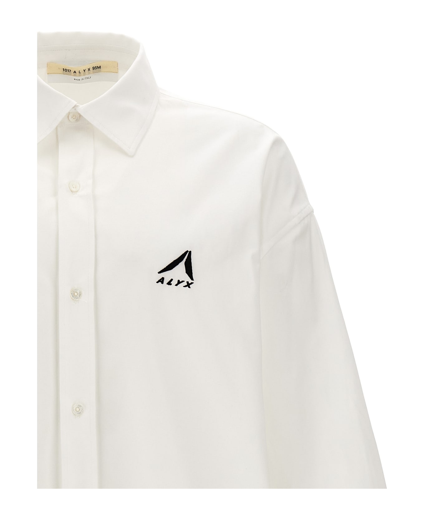 1017 ALYX 9SM 'oversized Logo Poplin' Shirt - White シャツ