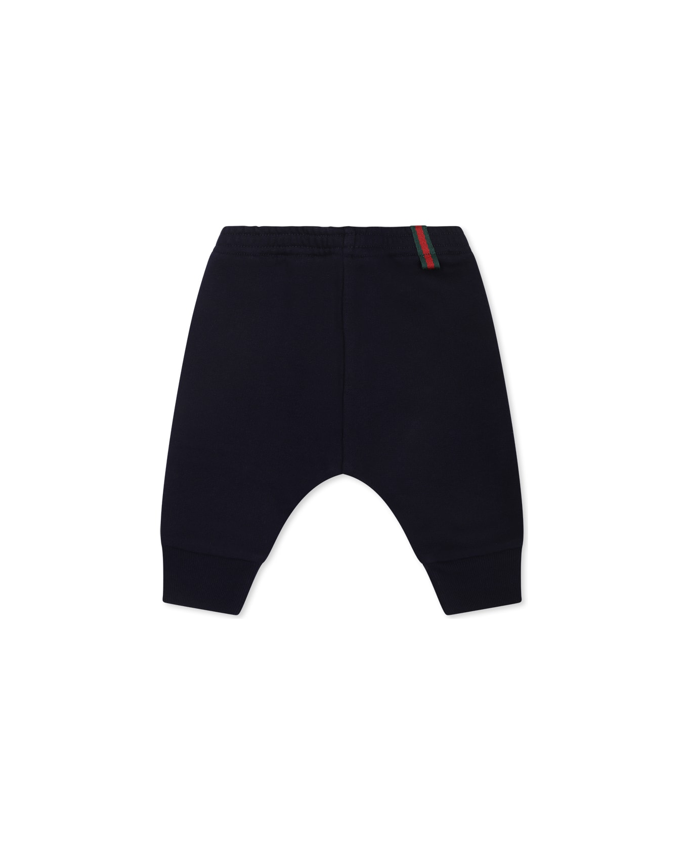Gucci Blue Sweatpants For Babykids With Logo - Blue