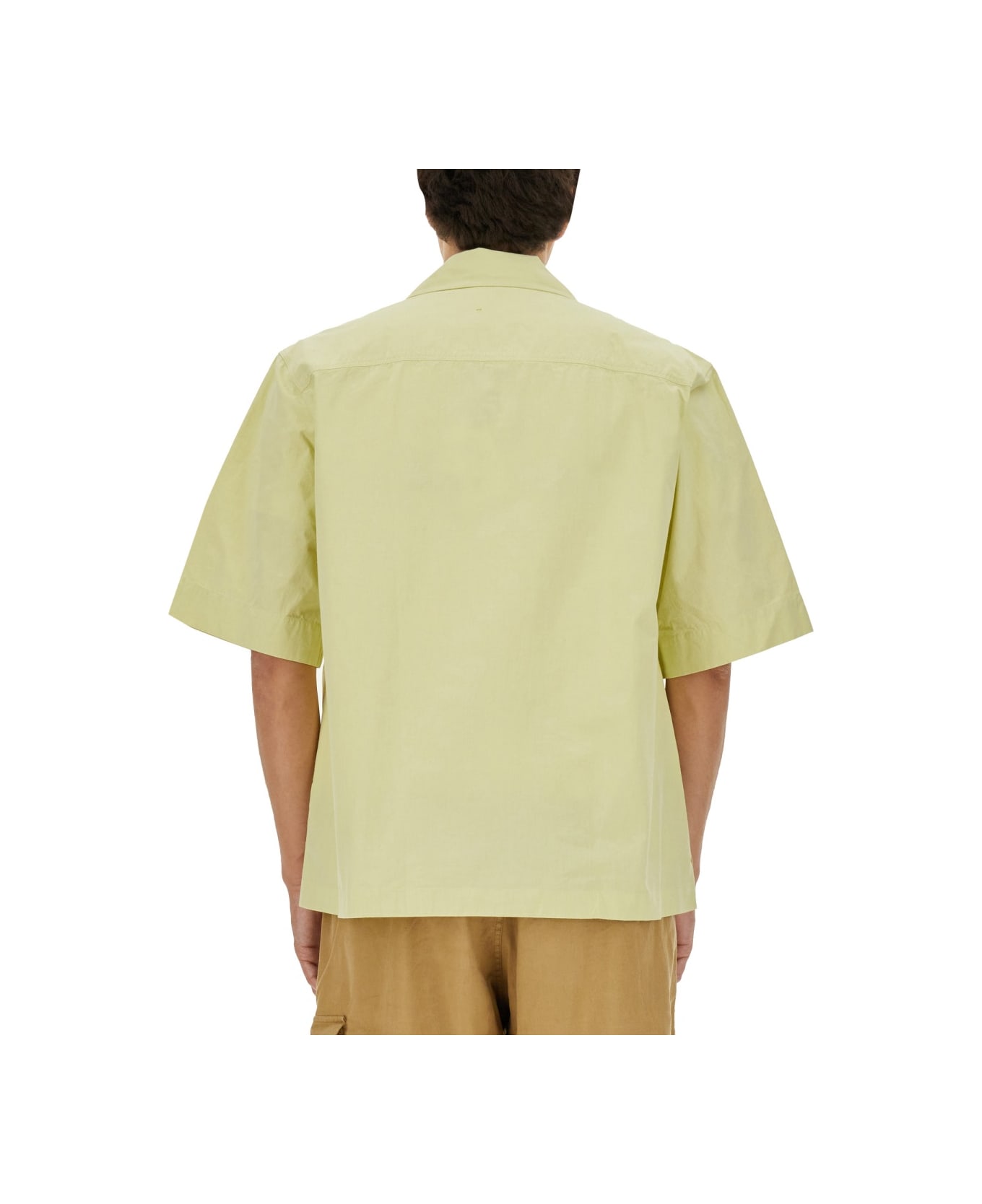 Margaret Howell Short-sleeved Shirt - YELLOW