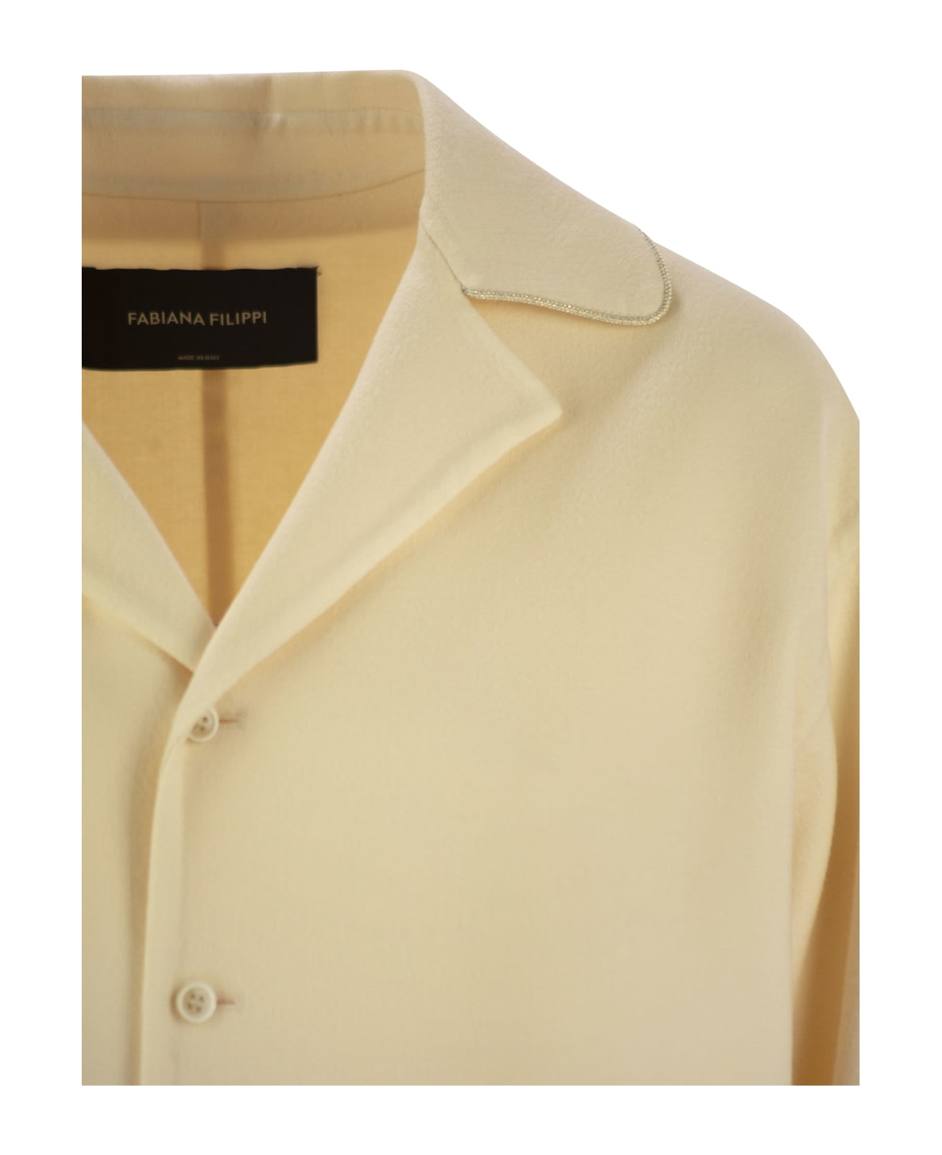 Fabiana Filippi Double Wool Jacket - Vanilla
