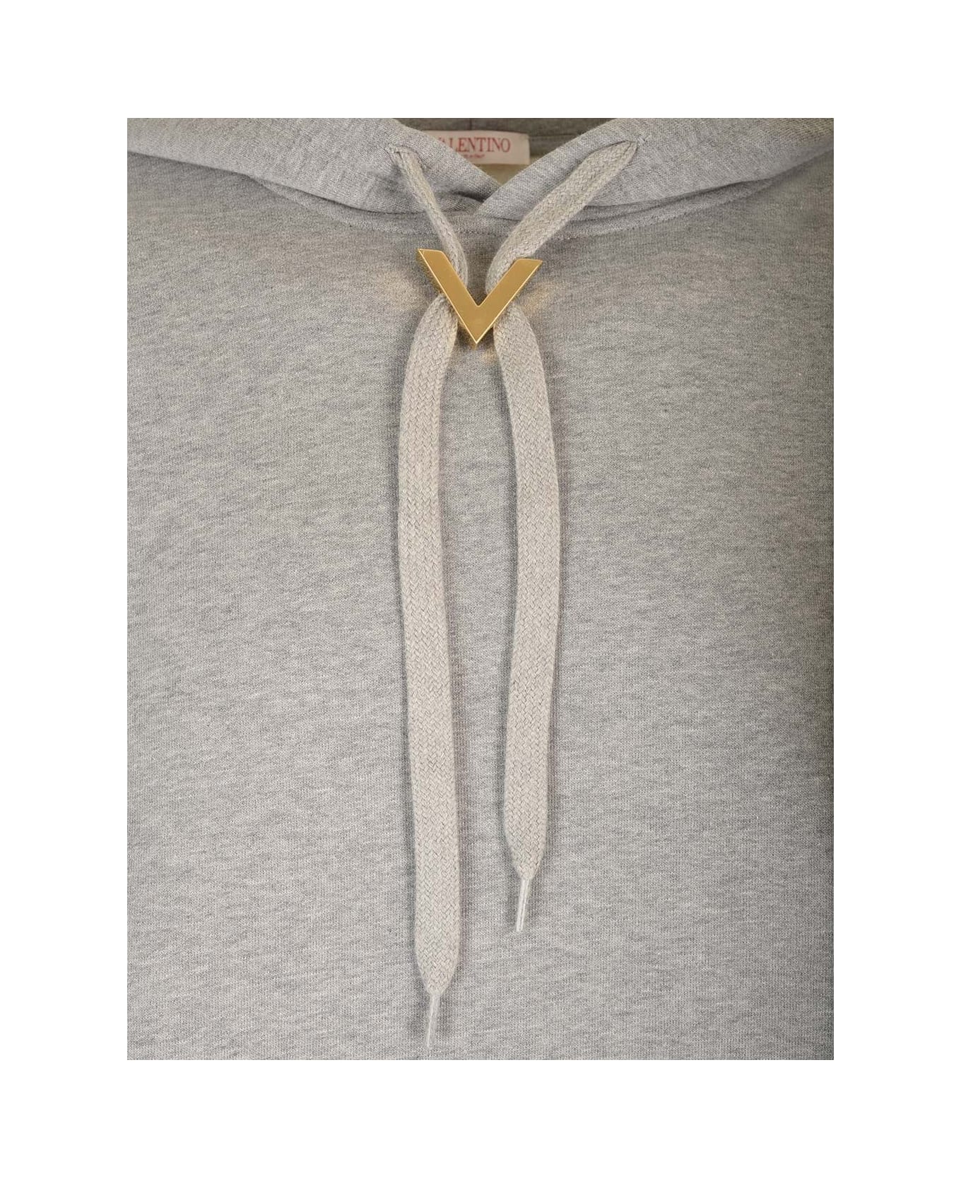 Valentino Cotton Hoodie - Grey