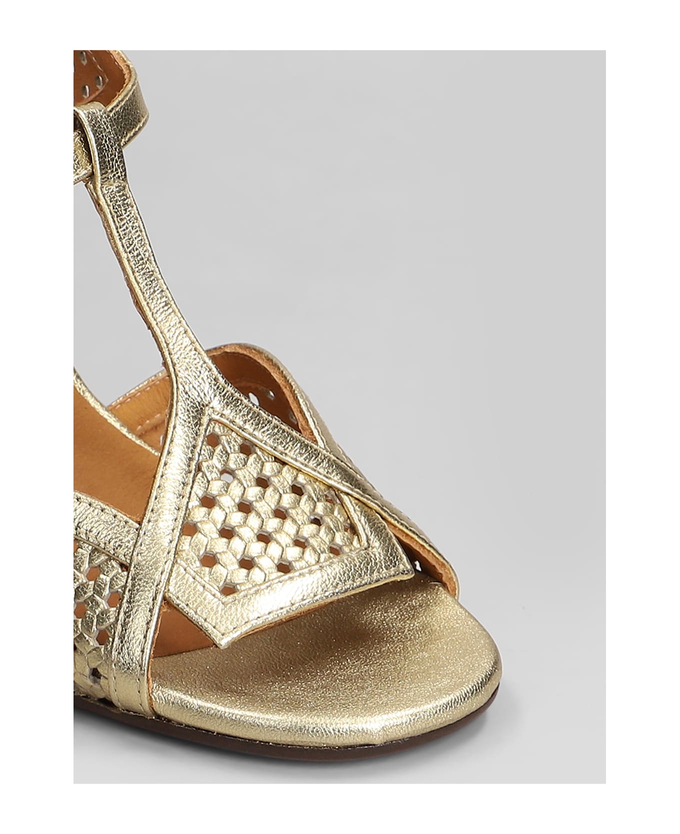 Chie Mihara Bessy 46 Sandals In Gold Leather - gold