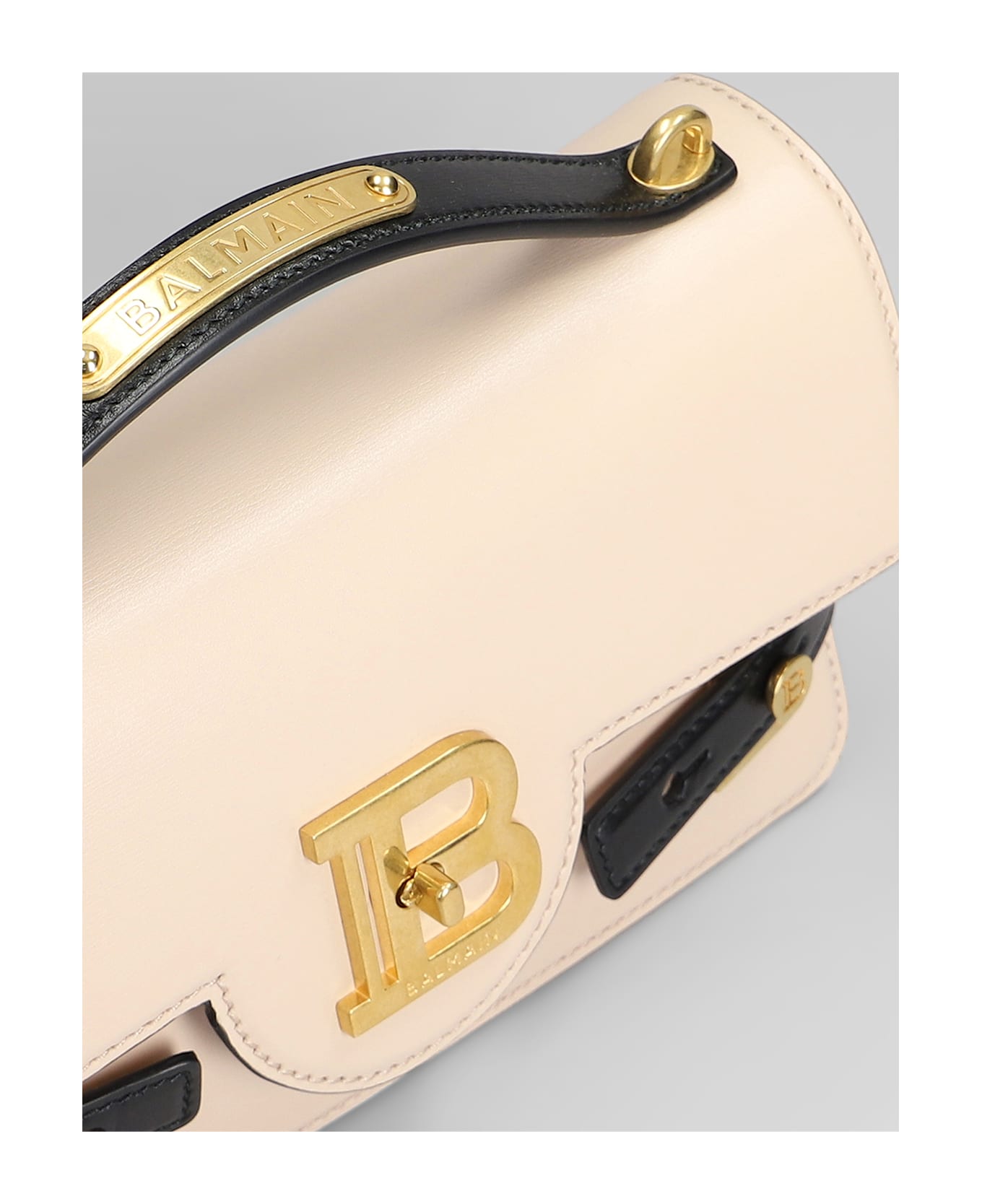 Balmain B Buzz 24 Shoulder Bag In Rose-pink Leather - rose-pink