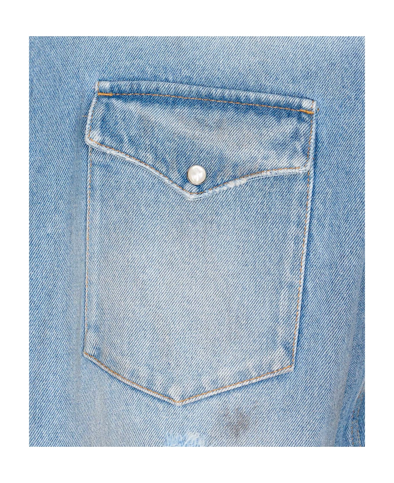 MM6 Maison Margiela Denim Shirt - Denim