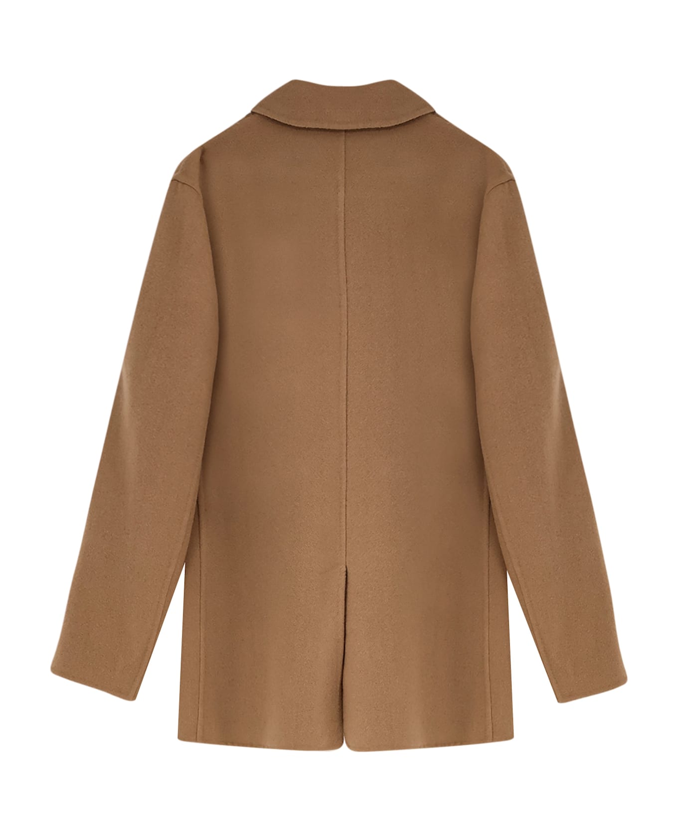 Burberry Worthing Wool Coat - CAMEL/TREACLE BN CHK