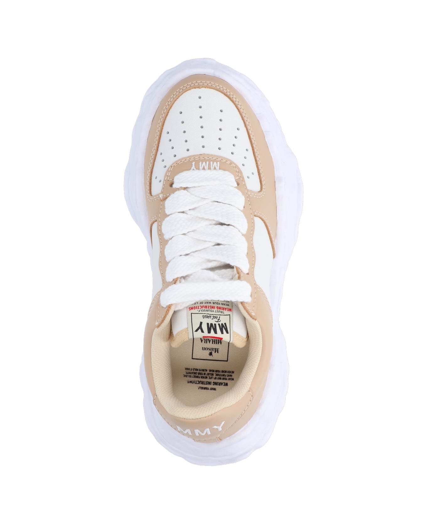 Mihara Yasuhiro "wayne" Low-top Sneakers - Beige