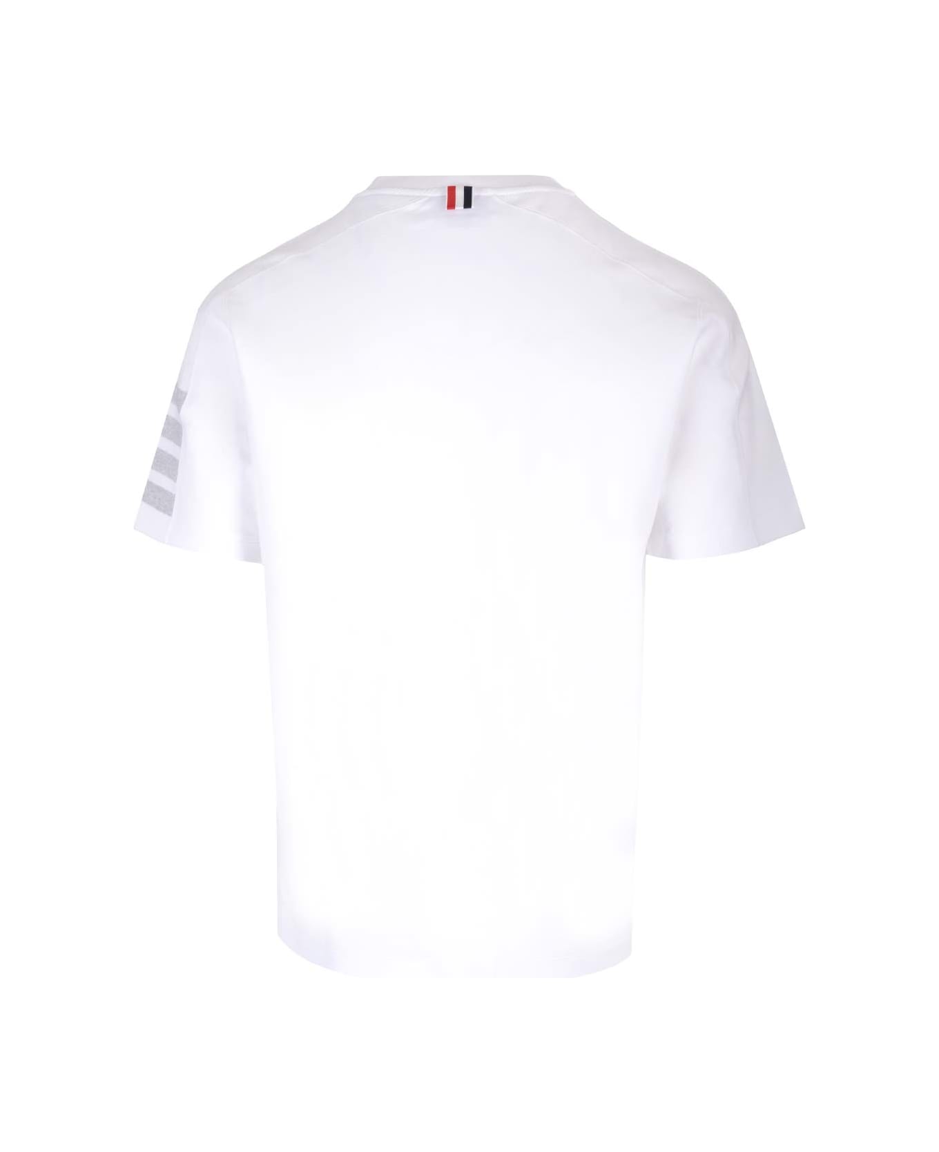 Thom Browne Short Sleeve T-shirt - White