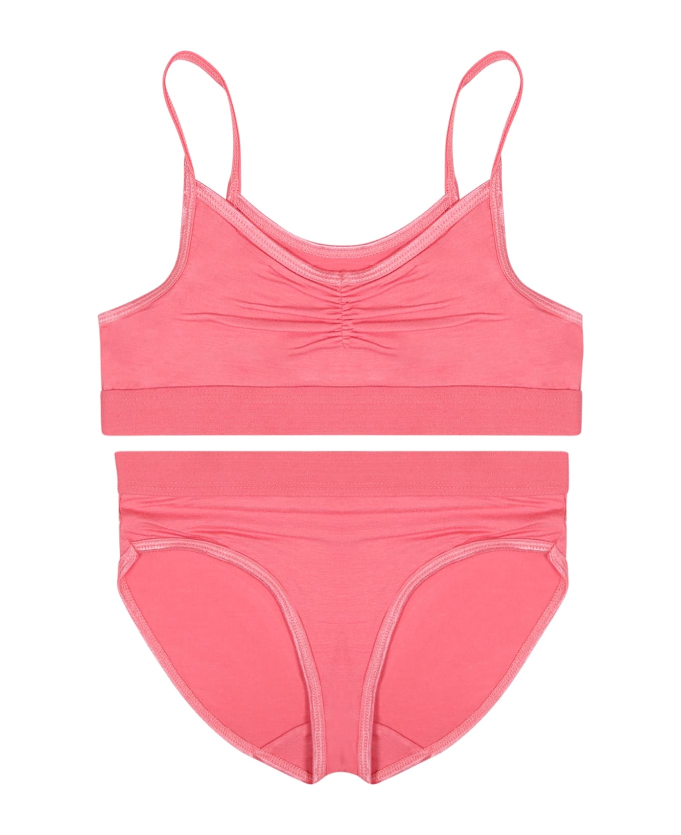 Molo Pink Set For Girl - Fuchsia