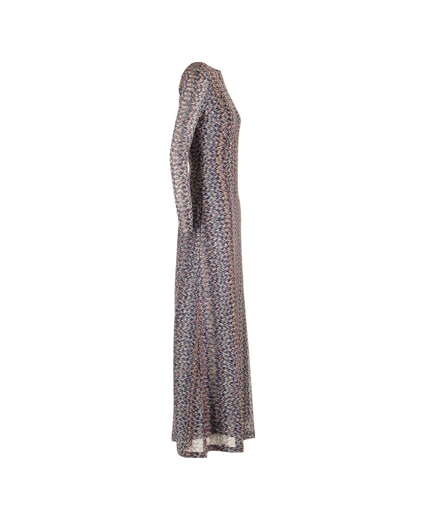 Missoni Long Viscose Knit Dress - MultiColour ワンピース＆ドレス