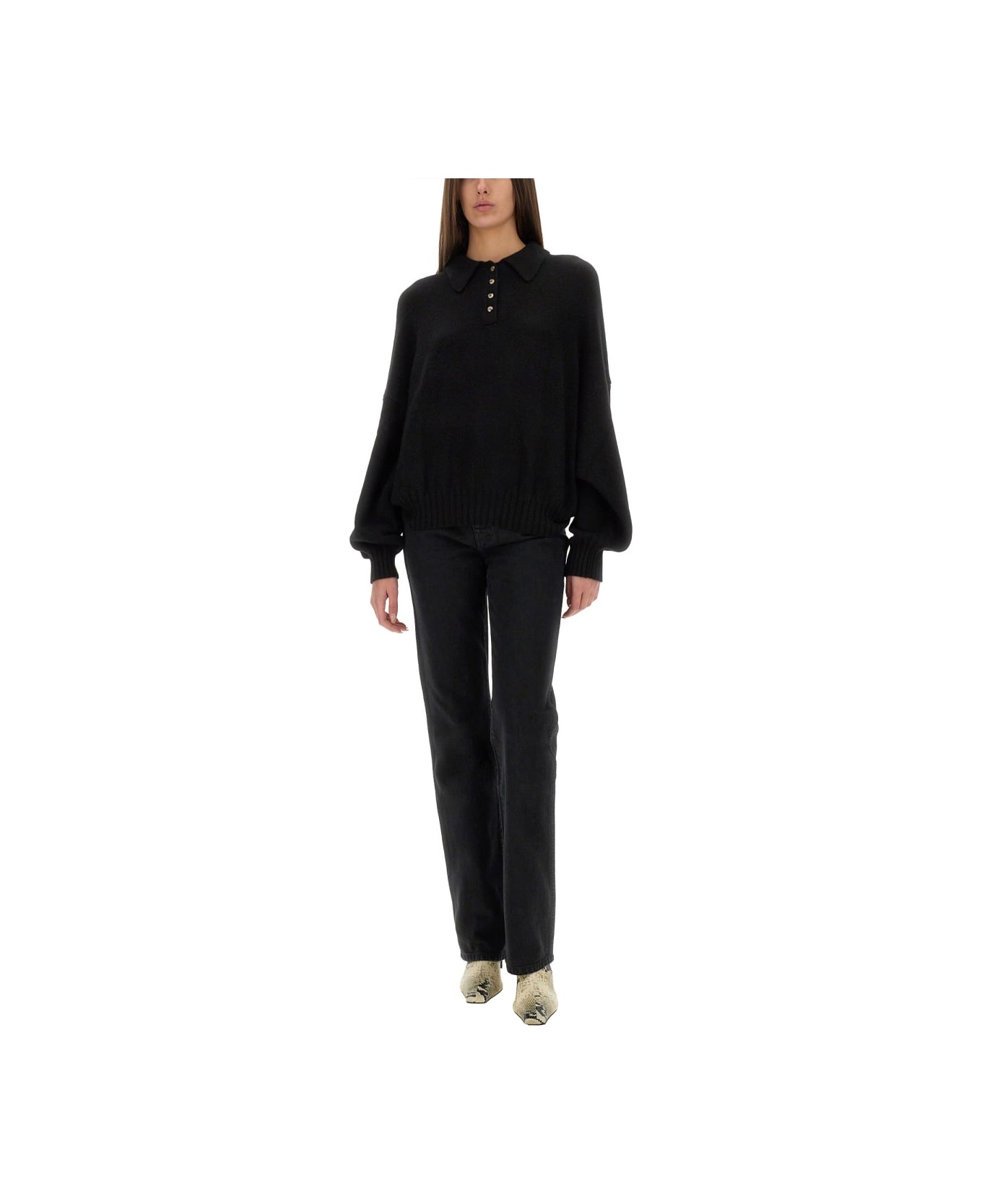 Khaite Jeans "danielle" - BLACK