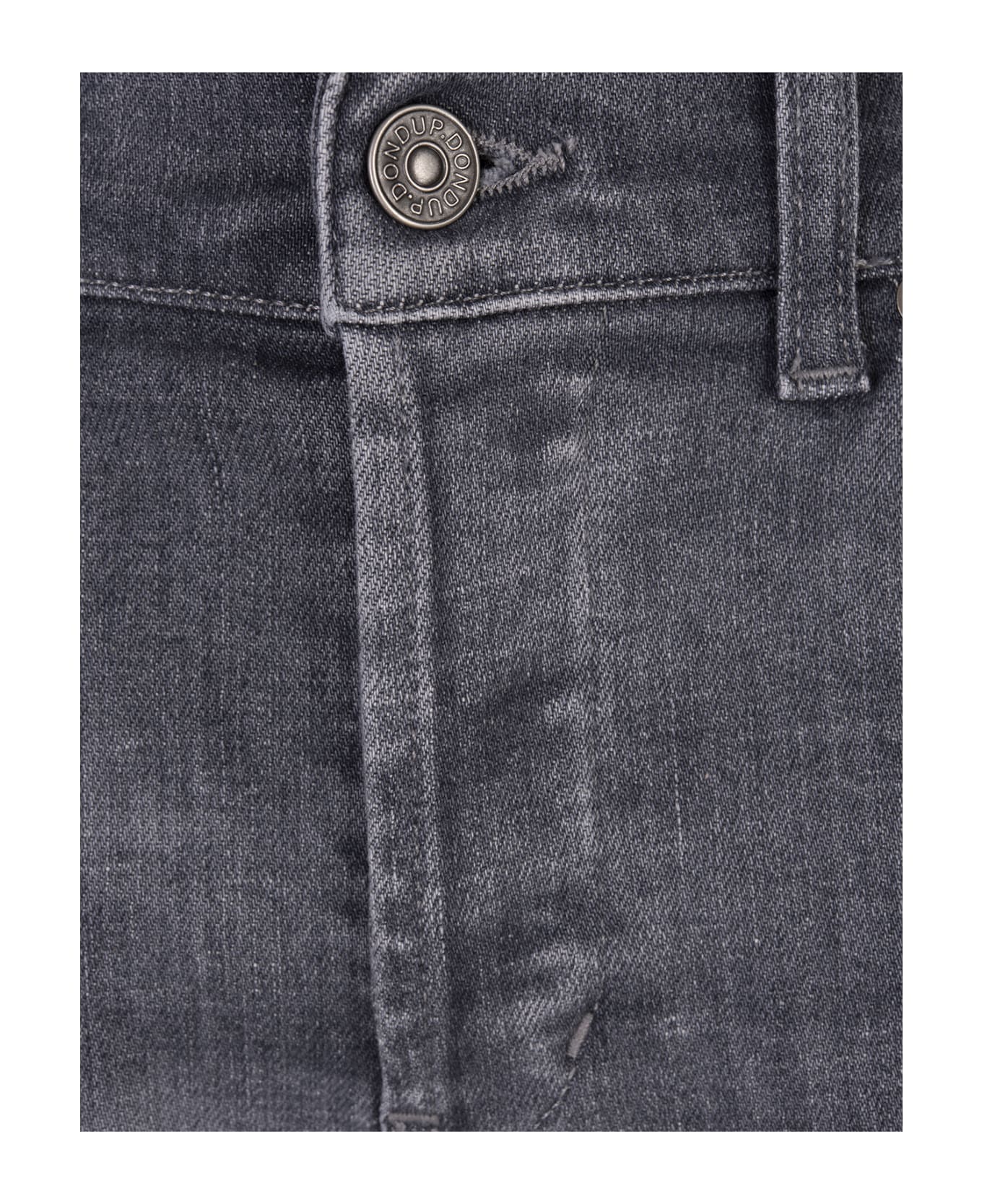 Dondup George Skinny Fit Jeans In Grey Stretch Denim - Grey デニム