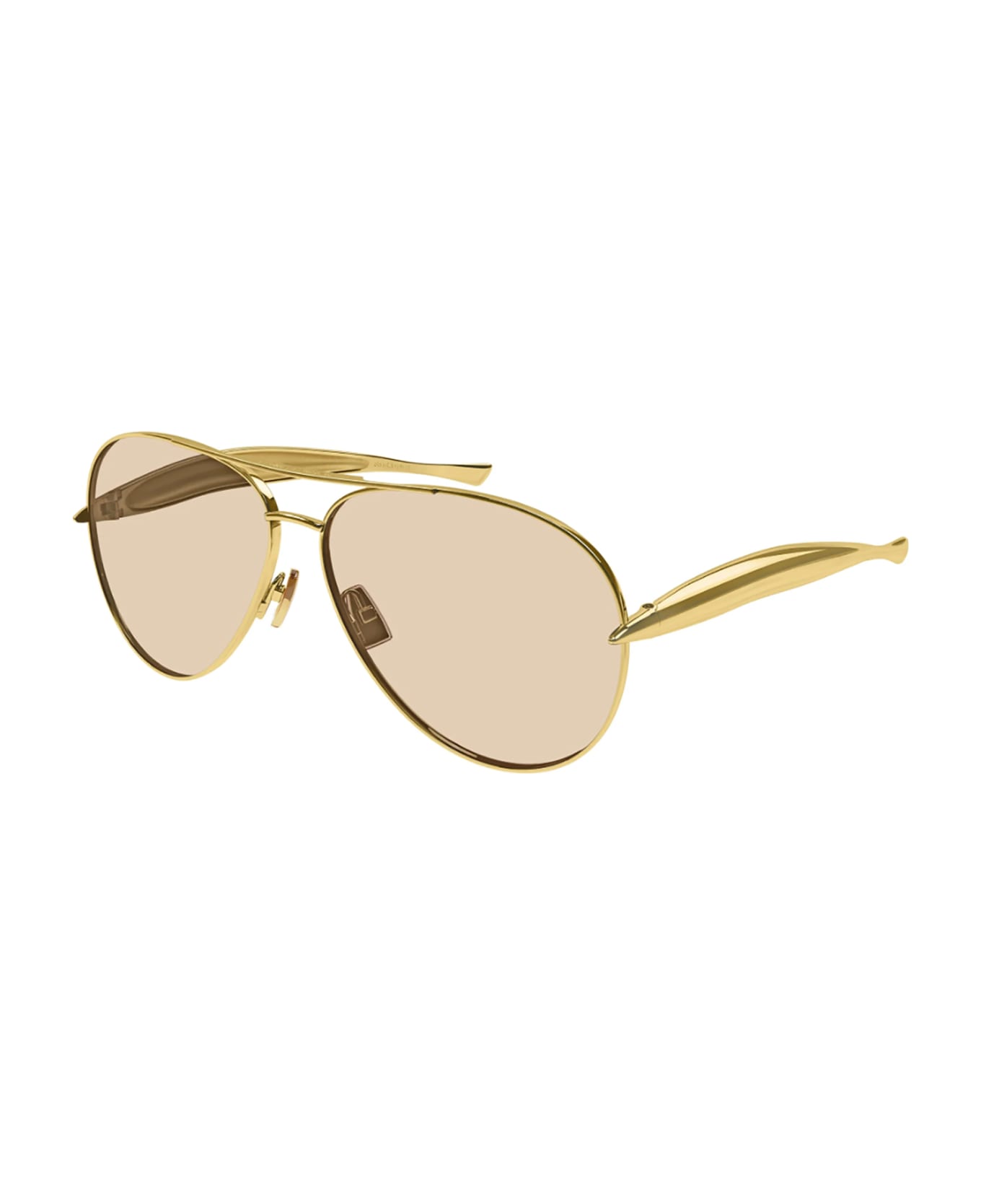 Bottega Veneta Eyewear Bv1305s Sunglasses - GOLD-GOLD-BROWN