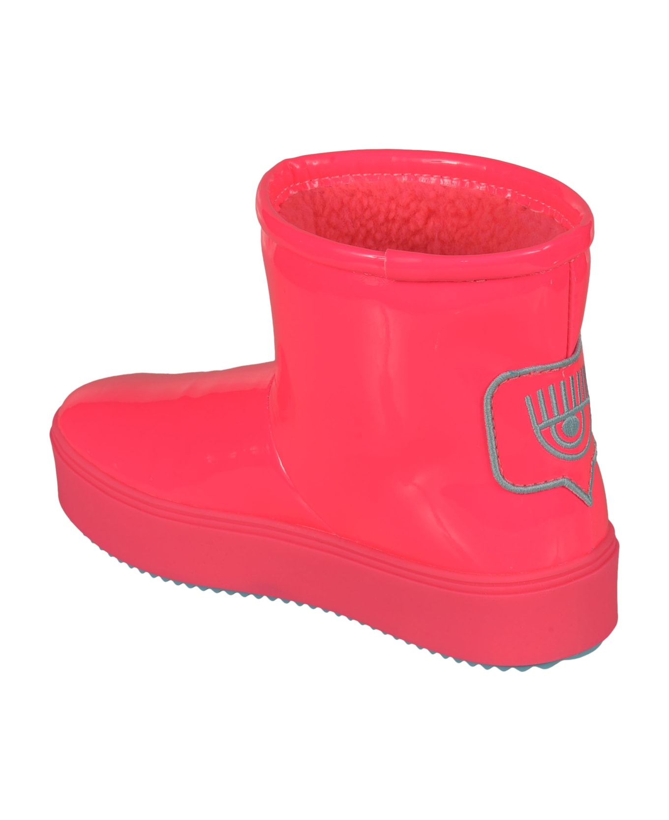 Chiara Ferragni Glossy Ankle Boots - Pink