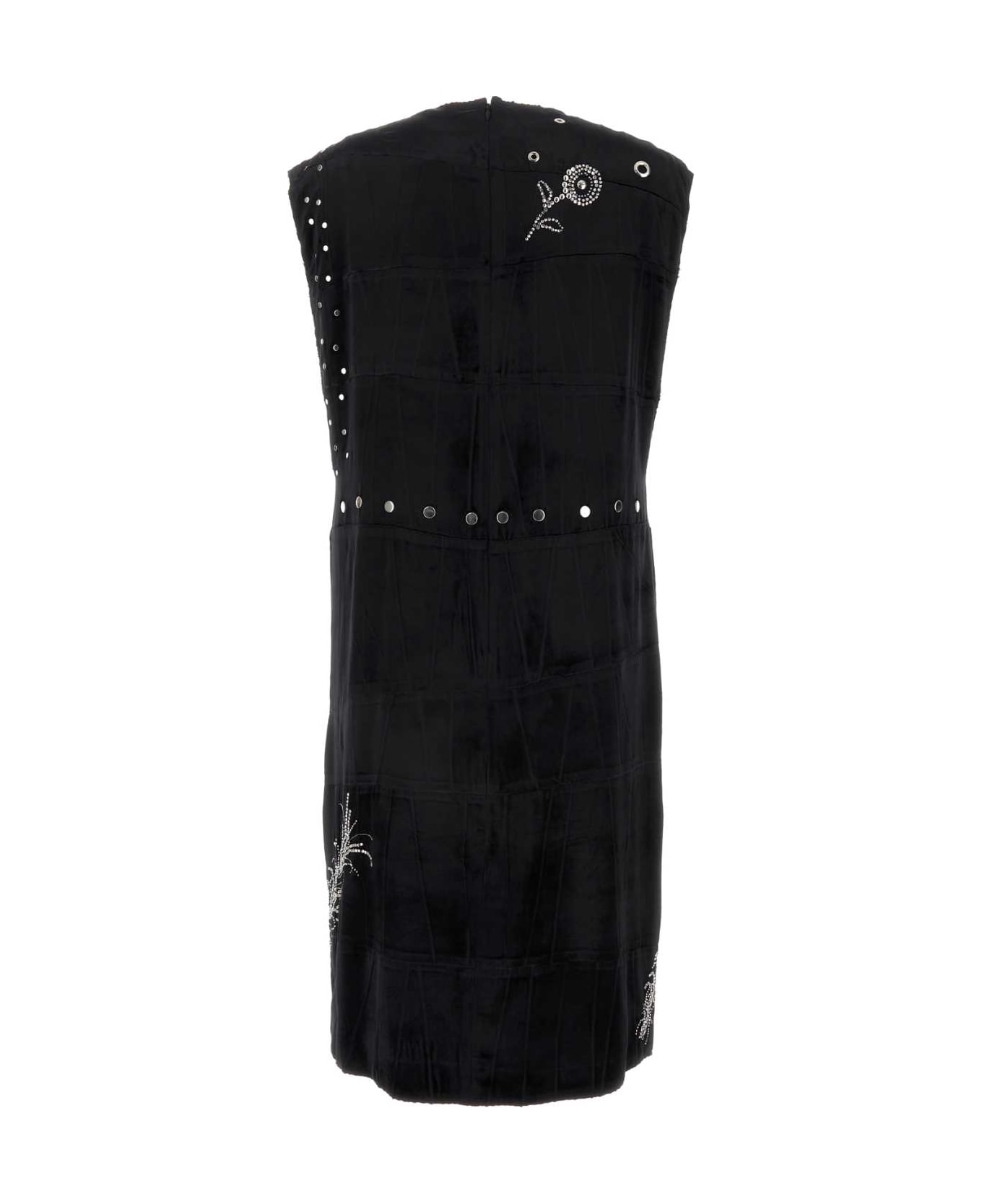 Prada Black Velvet Dress - NERO