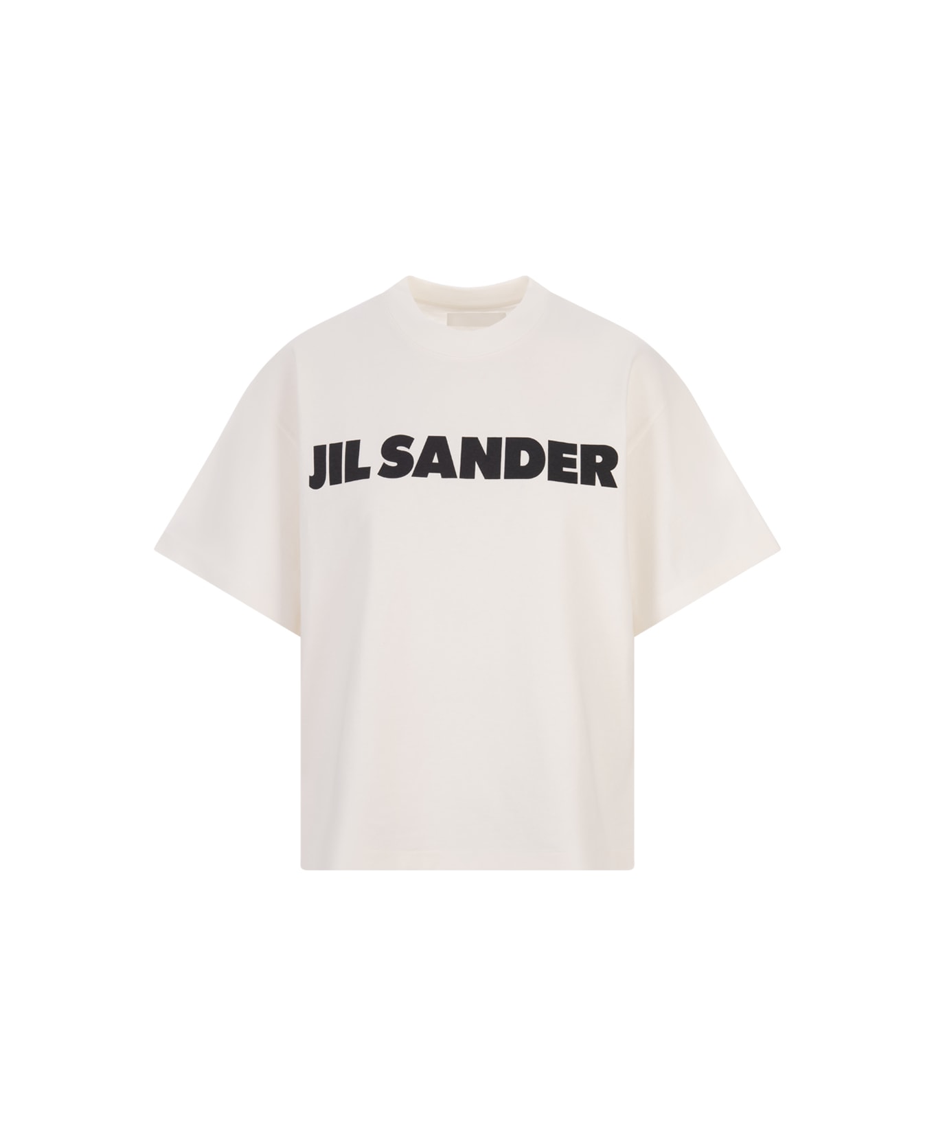 Jil Sander White Boxy T-shirt With Logo - White