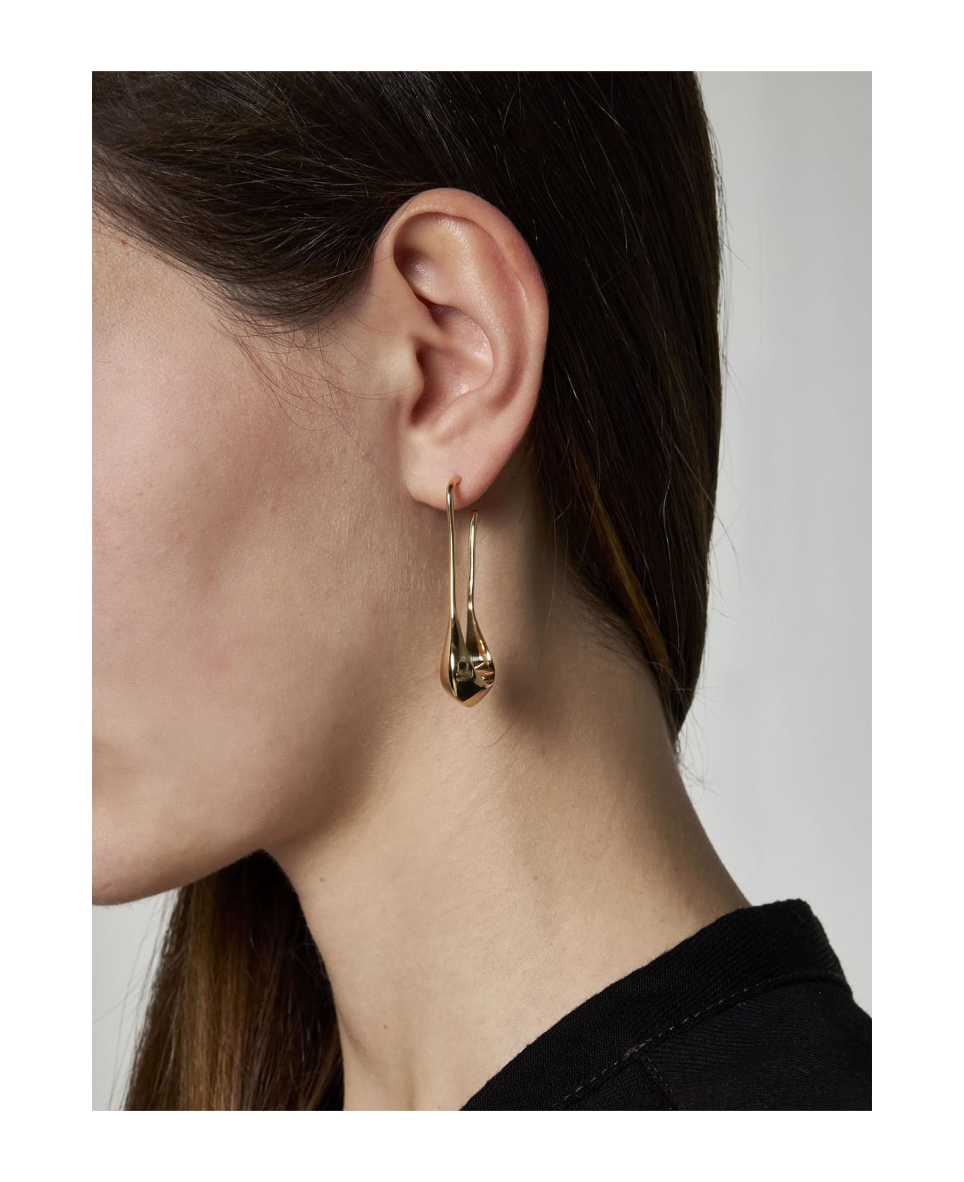 Lemaire Short Drop Earrings - Golden