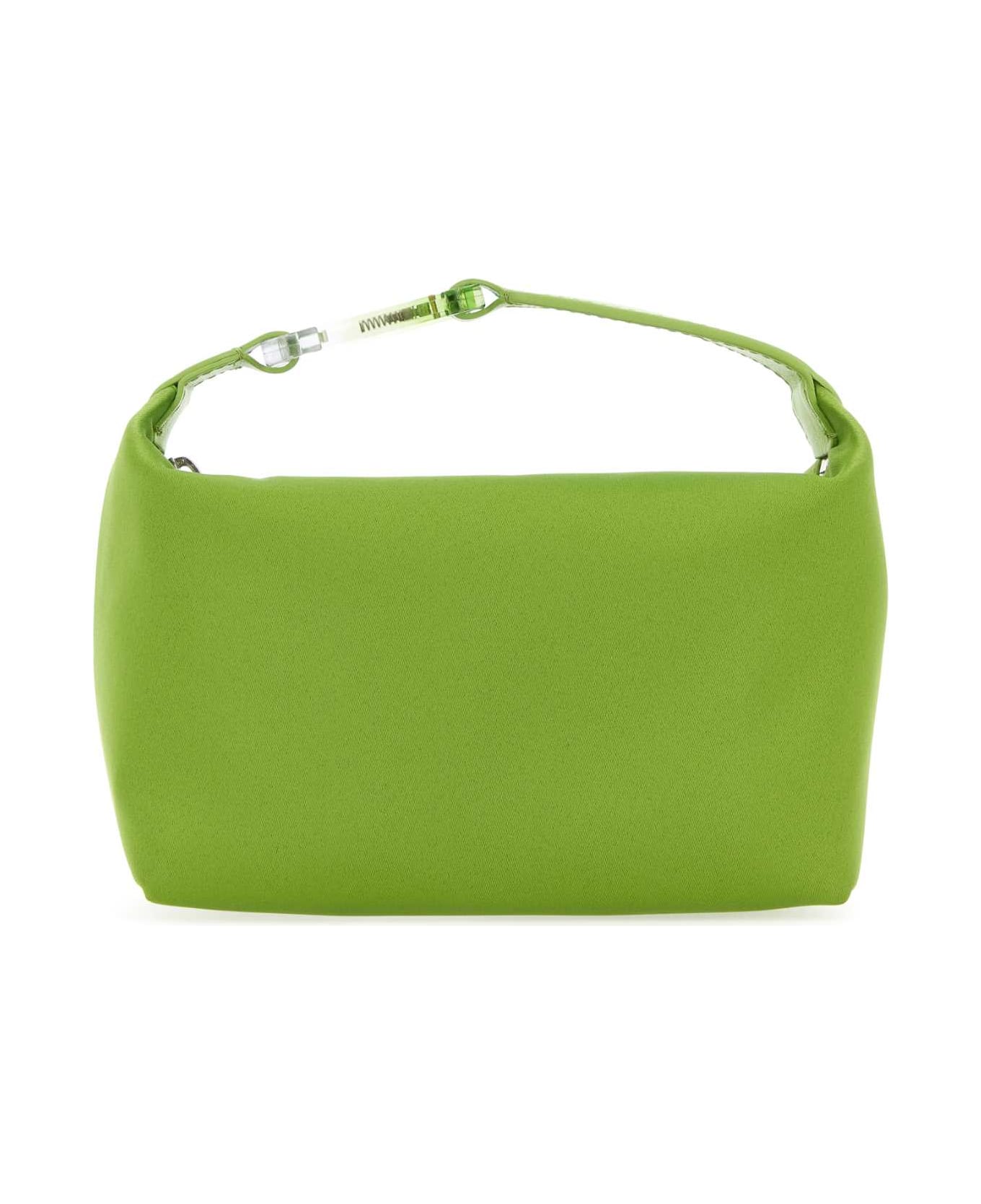 EÉRA Green Satin Moonbag Handbag - GREEN
