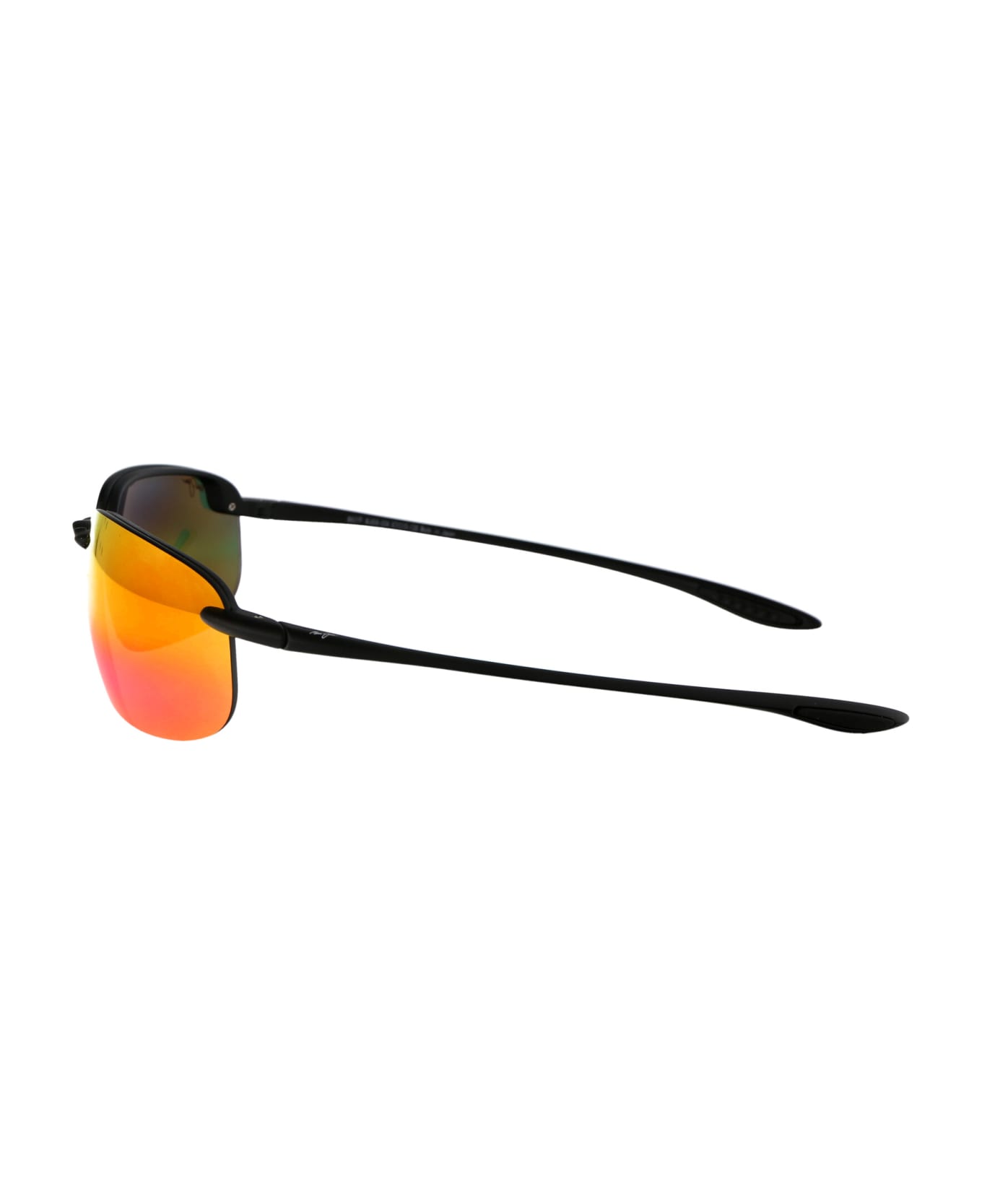 Maui Jim Hookipa Xlarge Sunglasses - 02A HAWAII LAVA MATTE BLACK サングラス