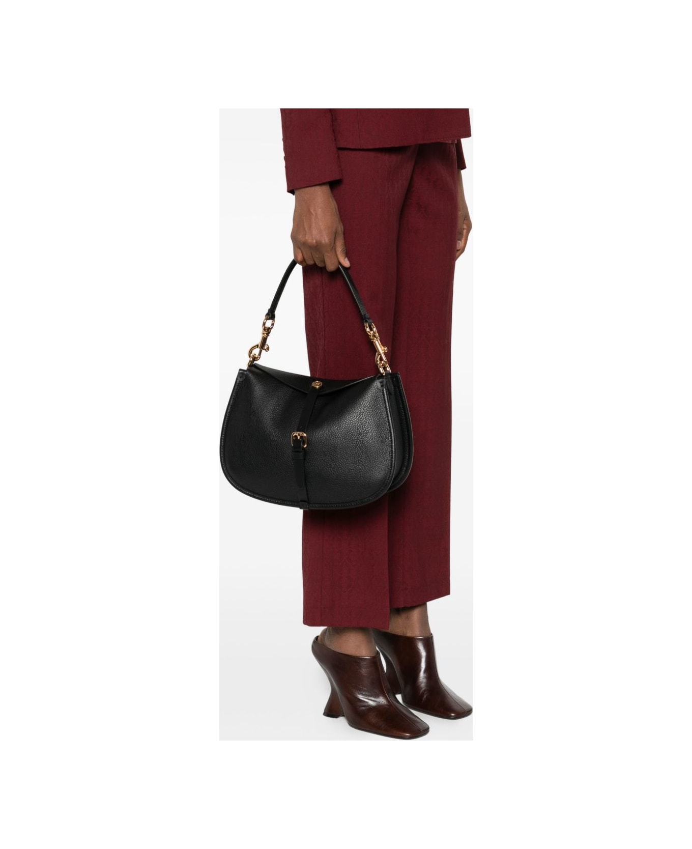 Etro Medium Shoulder Bag - Black