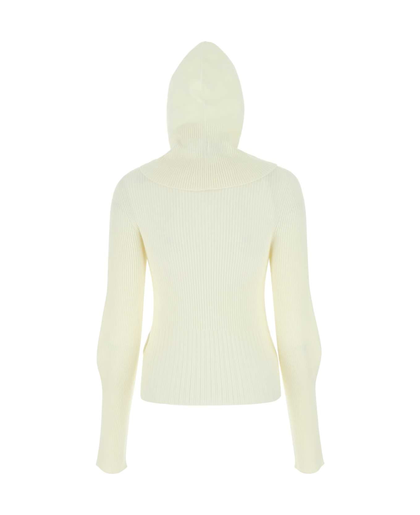 Low Classic Ivory Wool Sweater - 0060
