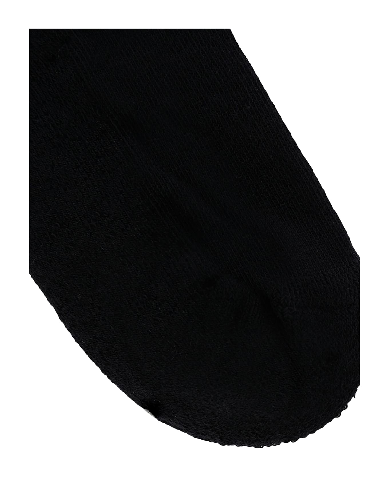 Barrow Black Socks For Kids With Smiley - Black