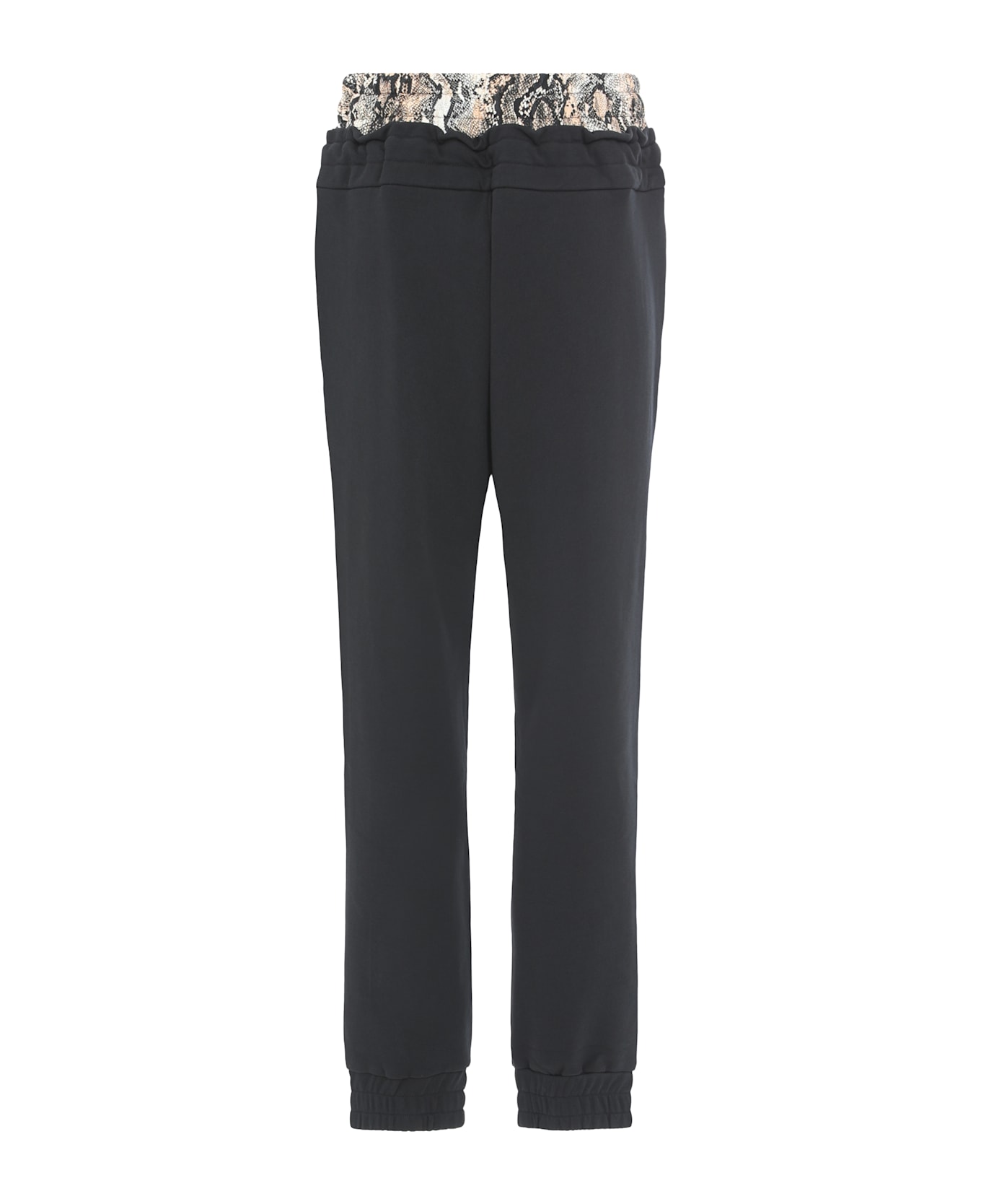 Just Cavalli Cotton Jogger Pants - black