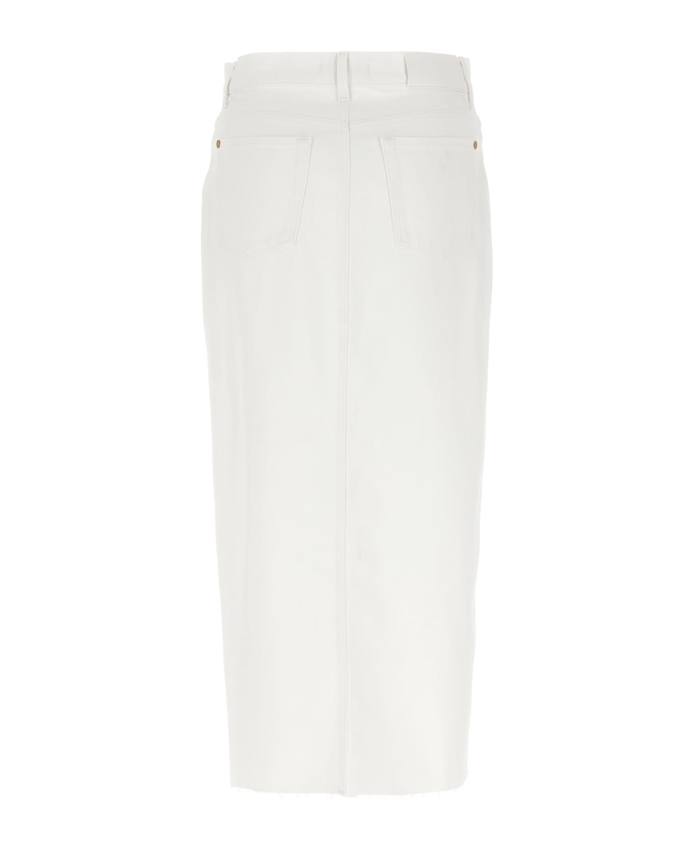 7 For All Mankind 'kellie' Skirt - WHITE